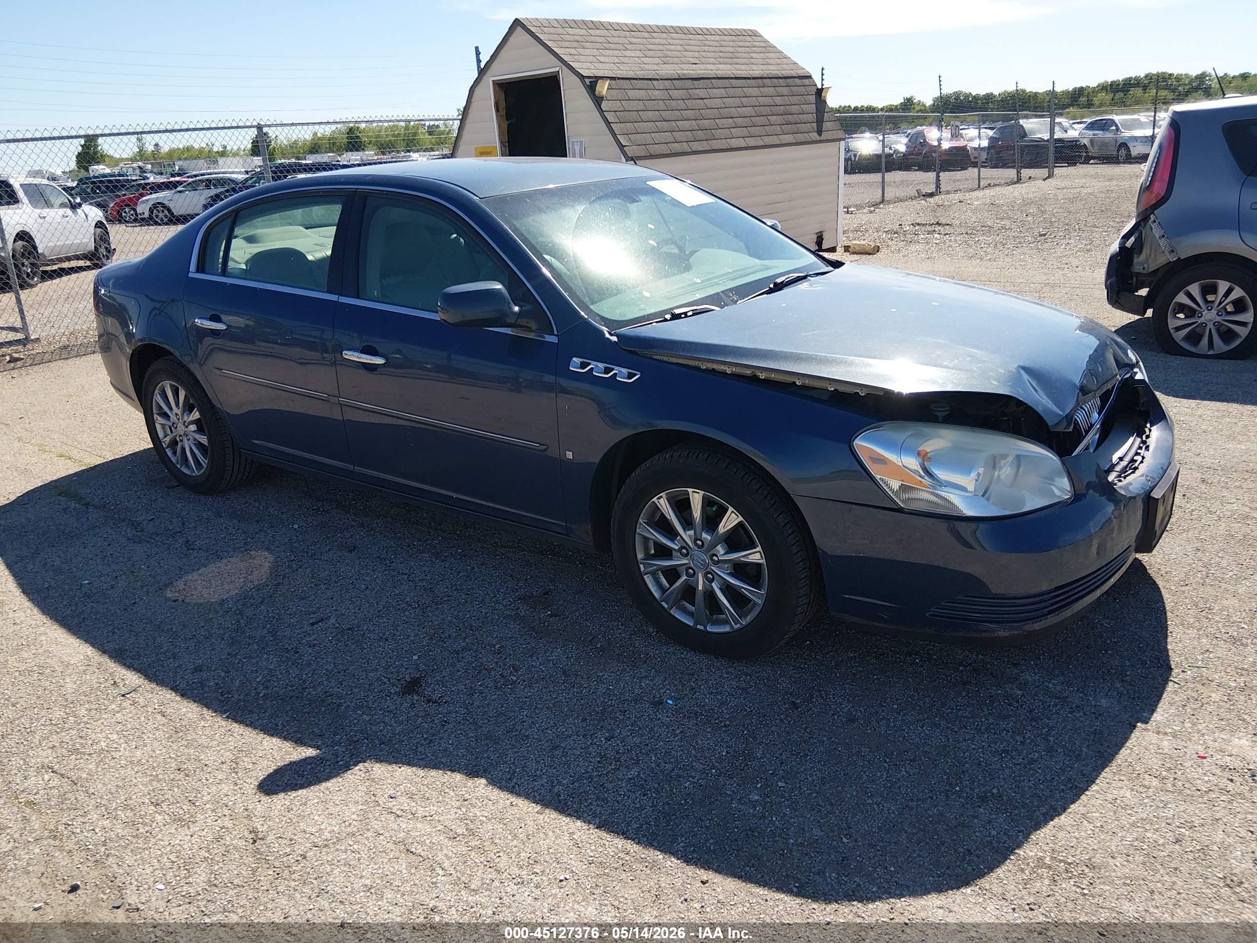 2009 Buick Lucerne Cxl Dark Blue vin: 1G4HD57M39U109776