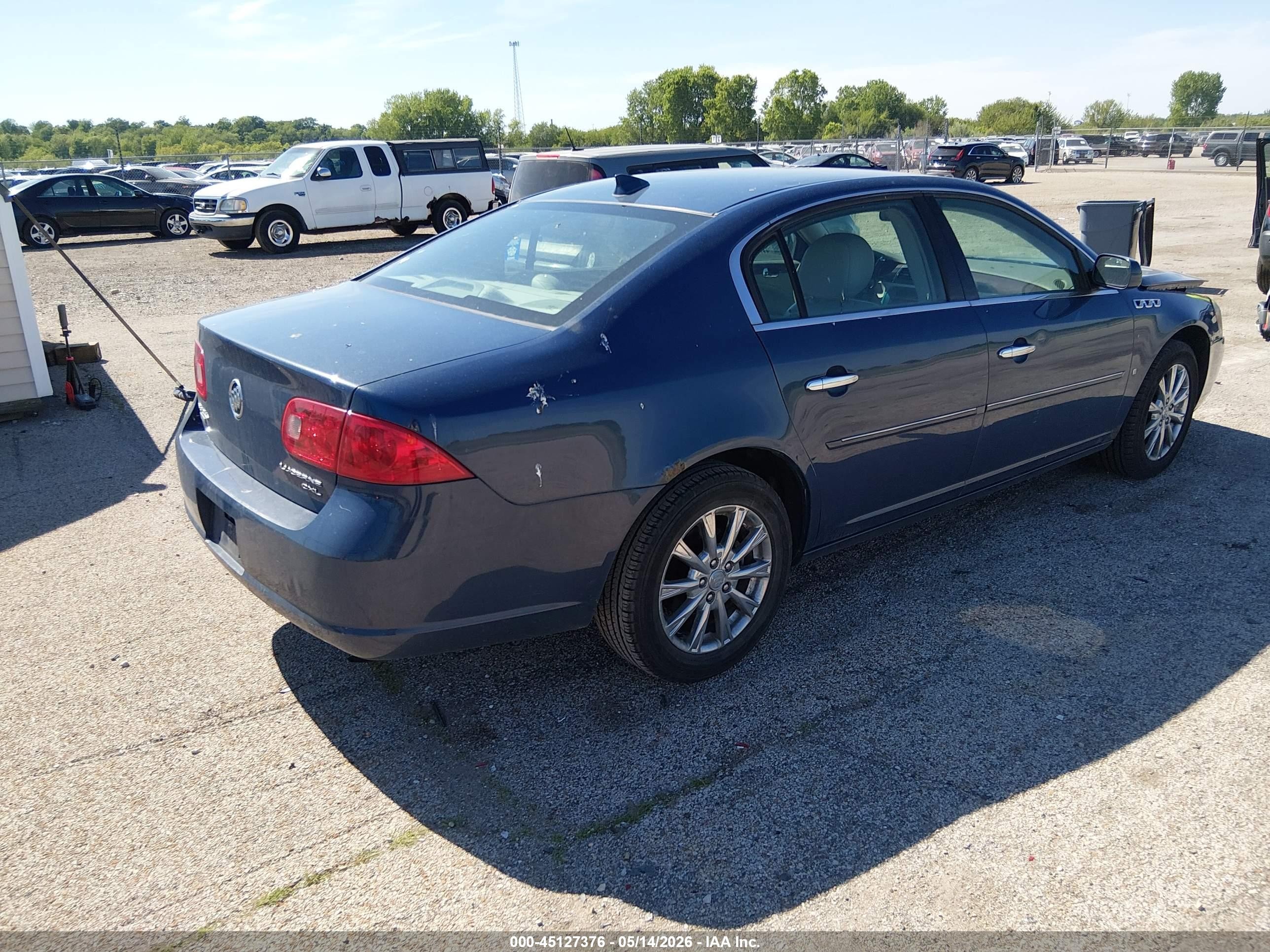 2009 Buick Lucerne Cxl Dark Blue vin: 1G4HD57M39U109776