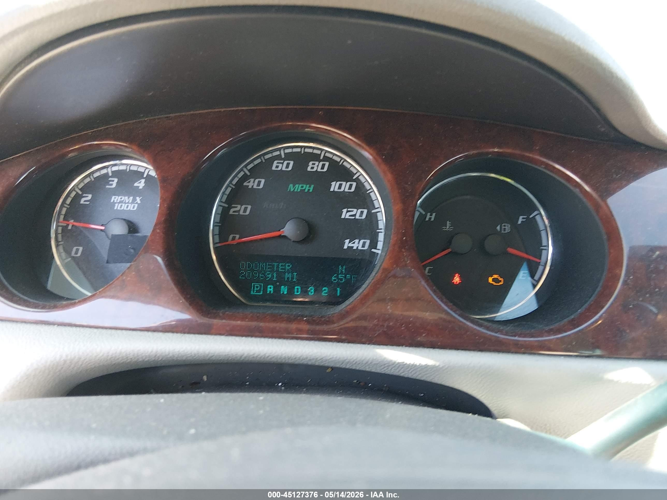 2009 Buick Lucerne Cxl Dark Blue vin: 1G4HD57M39U109776