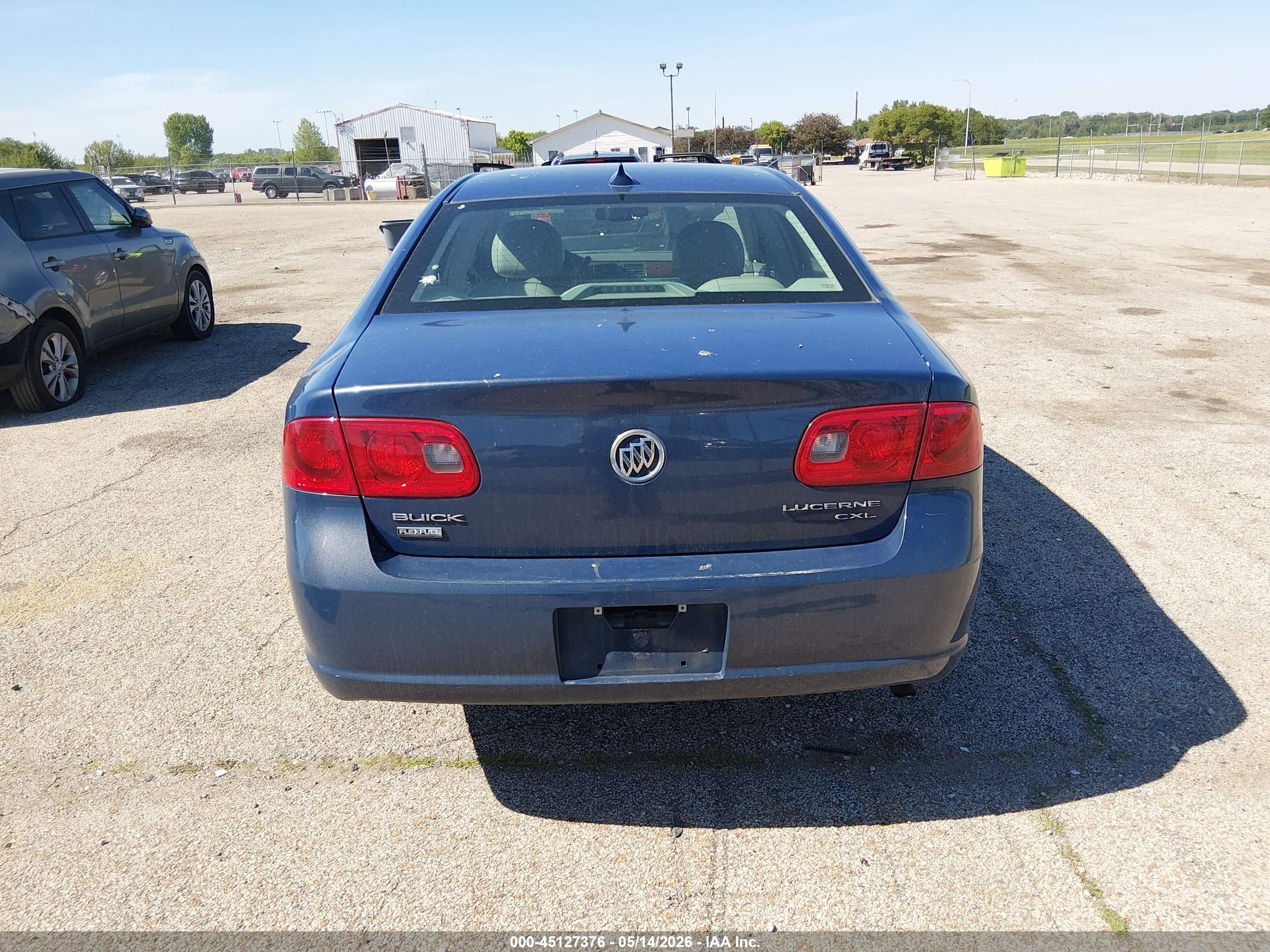 2009 Buick Lucerne Cxl Dark Blue vin: 1G4HD57M39U109776