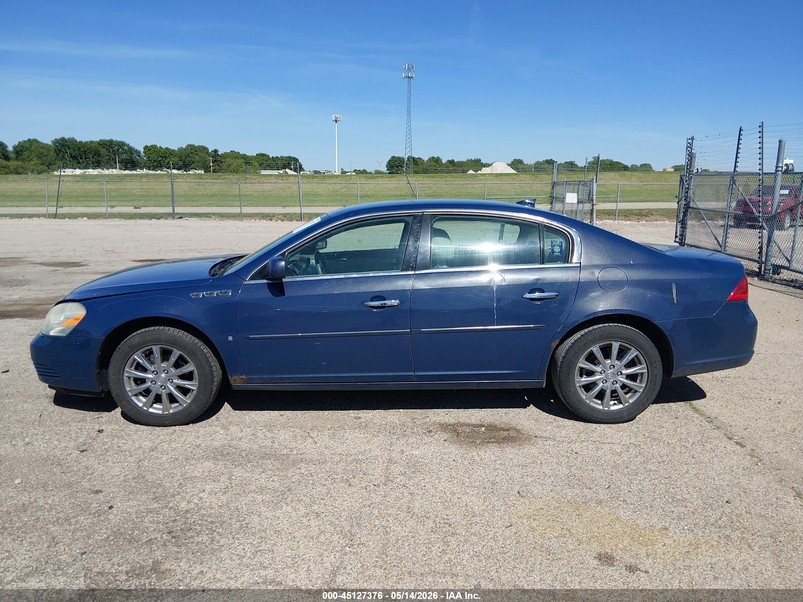2009 Buick Lucerne Cxl Dark Blue vin: 1G4HD57M39U109776