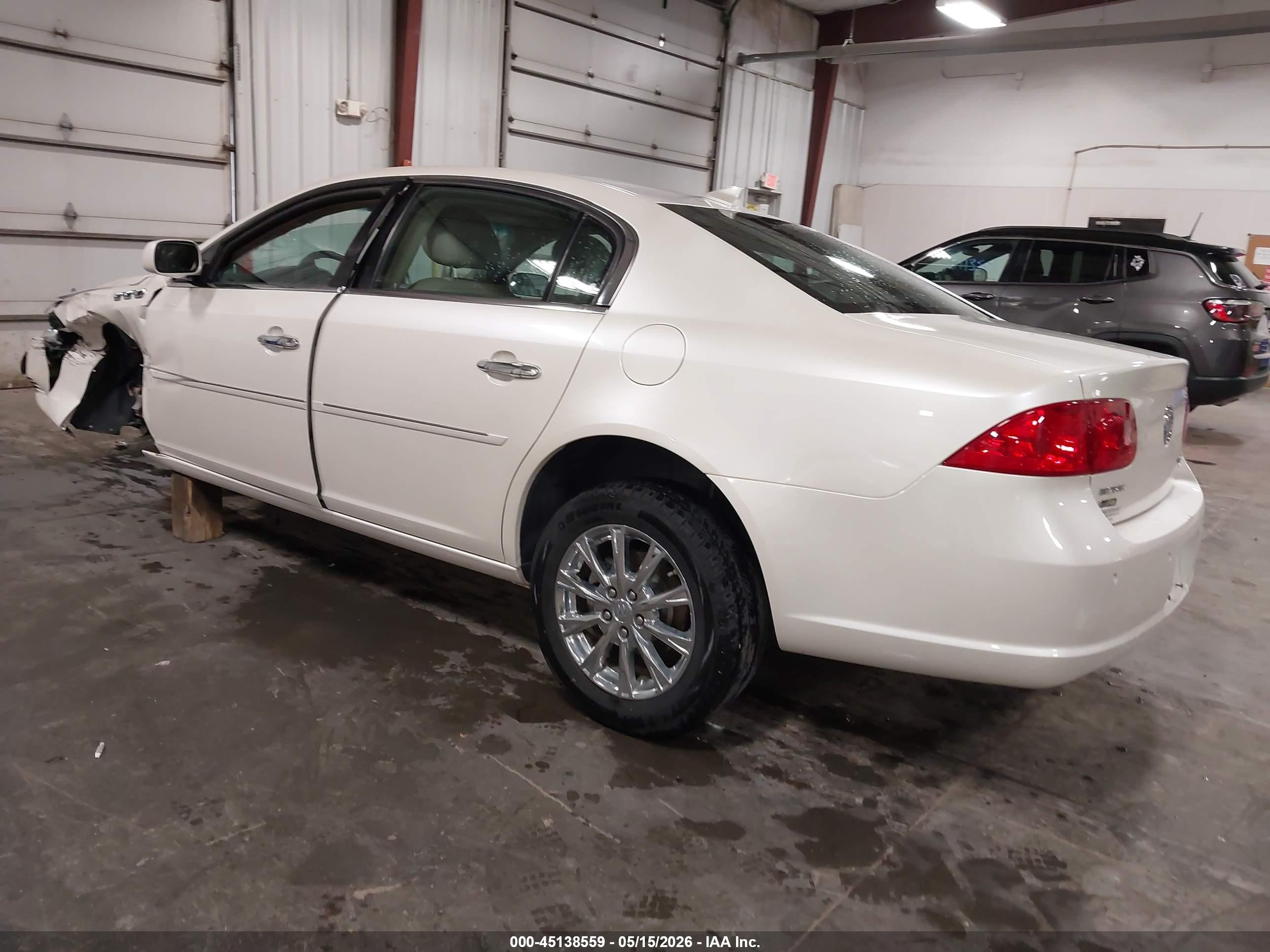 2009 Buick Lucerne Cxl-4 Белый vin: 1G4HD57M49U136940