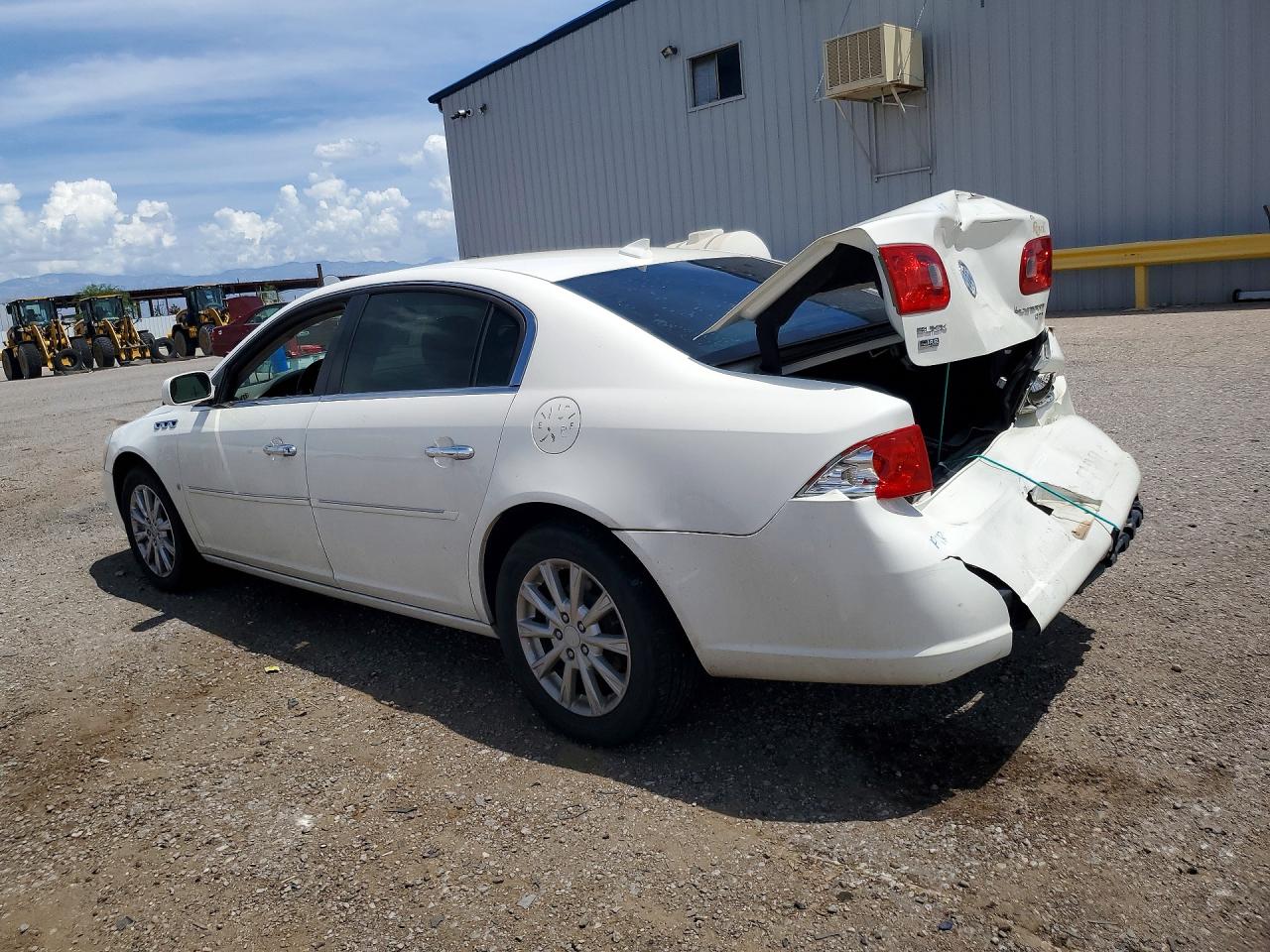 2009 Buick Lucerne Cxl White vin: 1G4HD57M59U105101