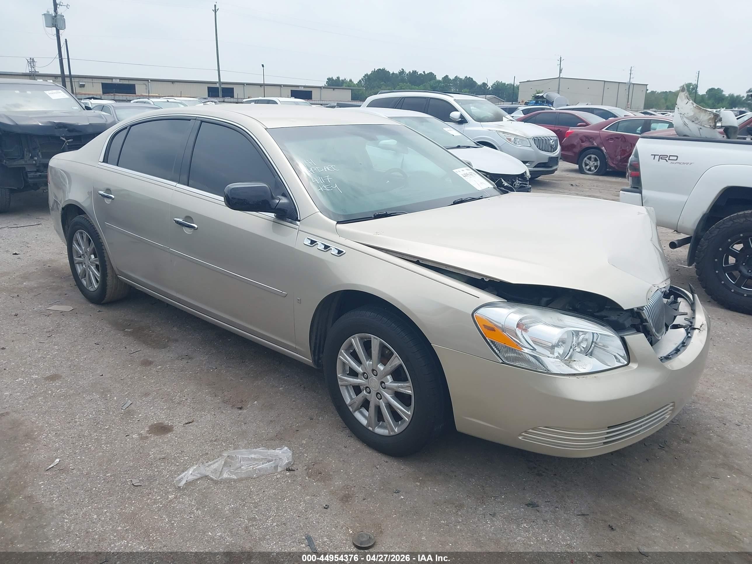 2009 Buick Lucerne Cxl Tan vin: 1G4HD57M59U110010