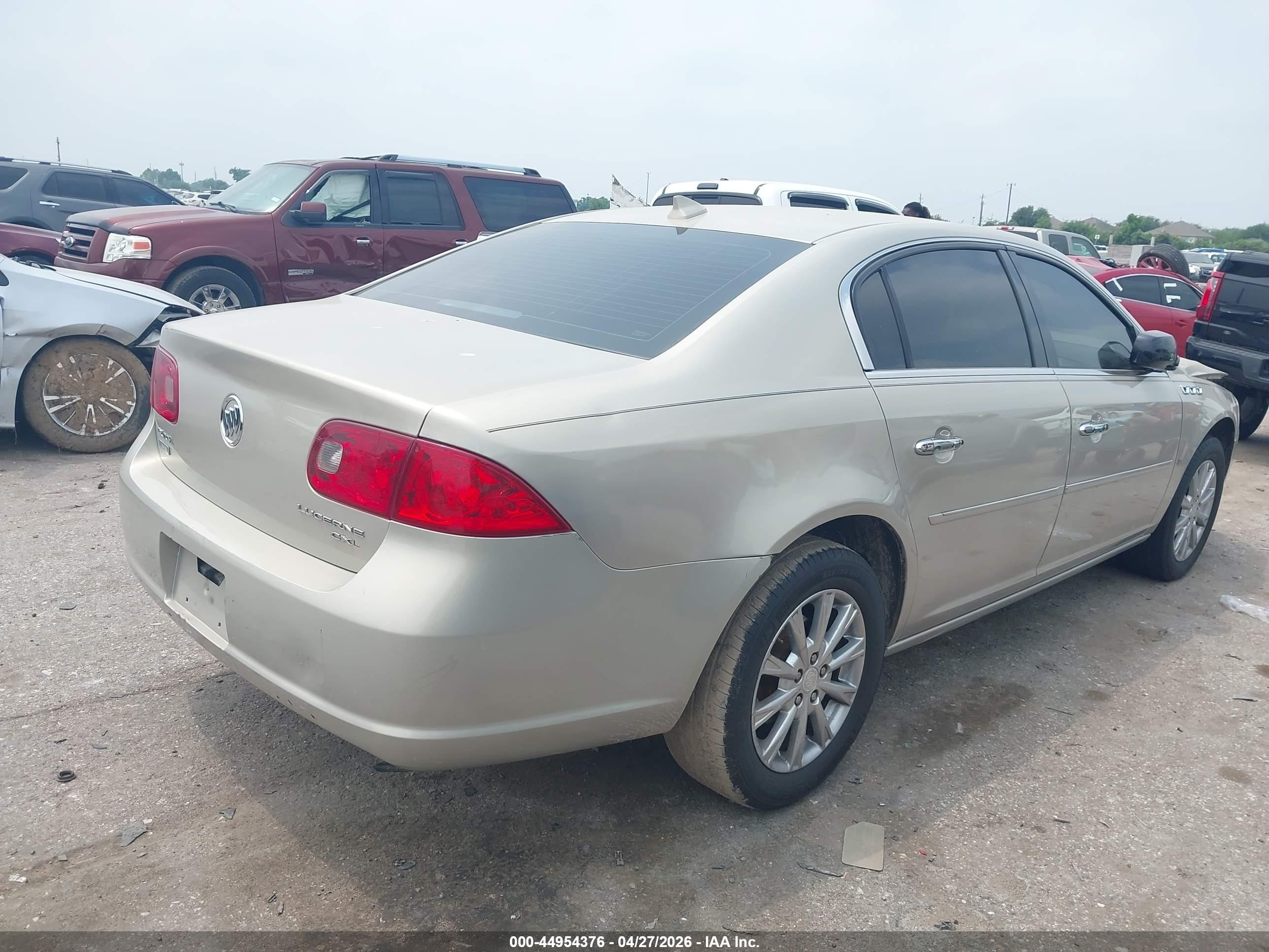 2009 Buick Lucerne Cxl Tan vin: 1G4HD57M59U110010