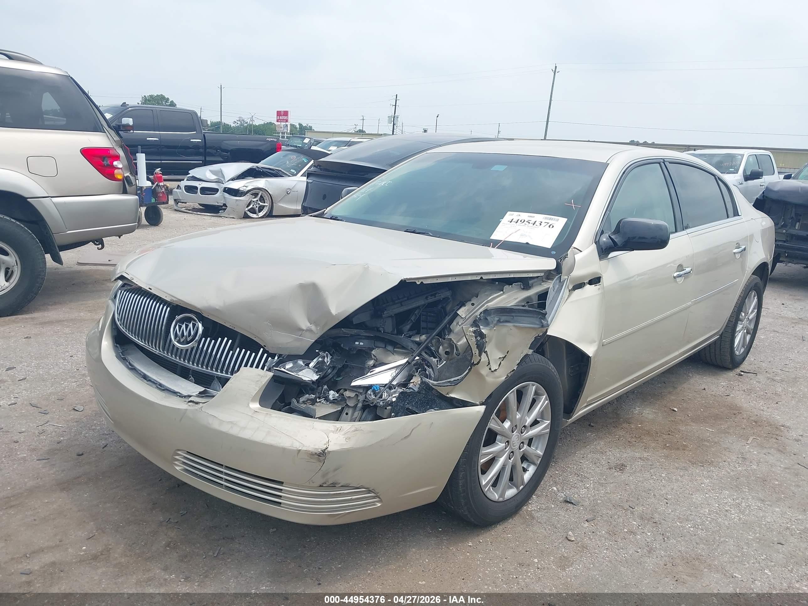 2009 Buick Lucerne Cxl Tan vin: 1G4HD57M59U110010