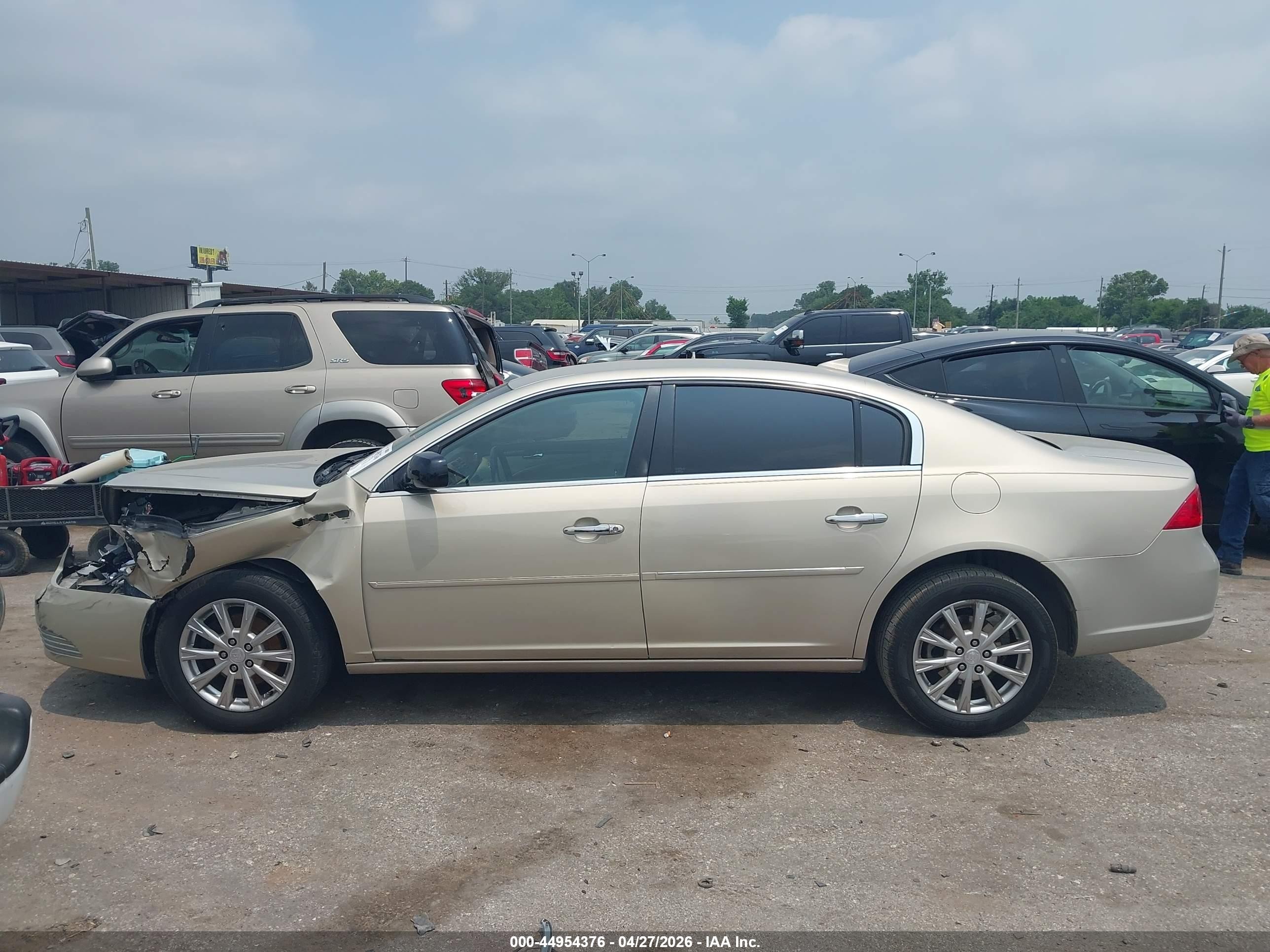 2009 Buick Lucerne Cxl Tan vin: 1G4HD57M59U110010
