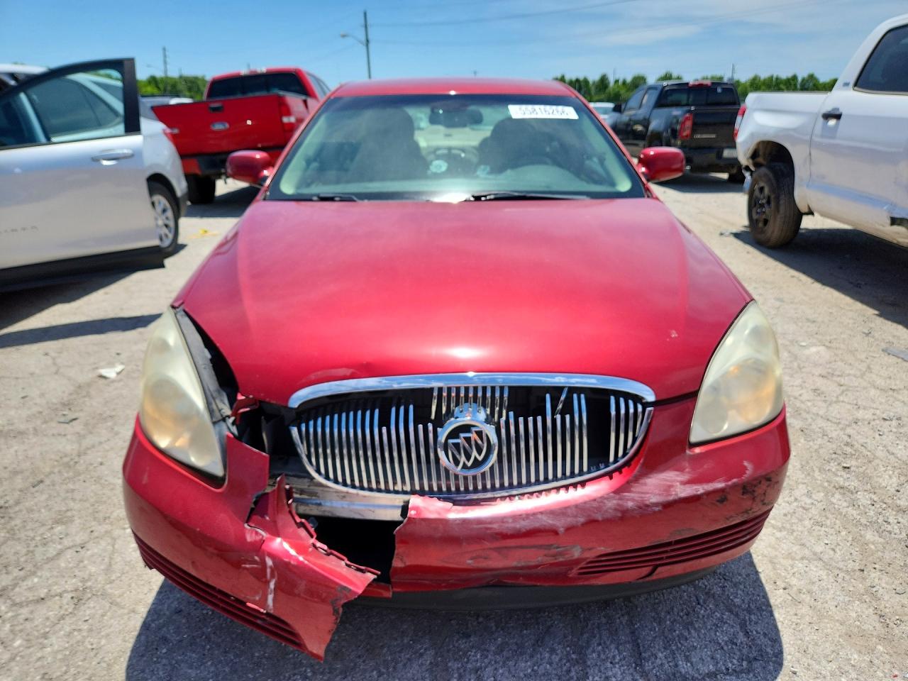 2009 Buick Lucerne Cxl Red vin: 1G4HD57M59U113568