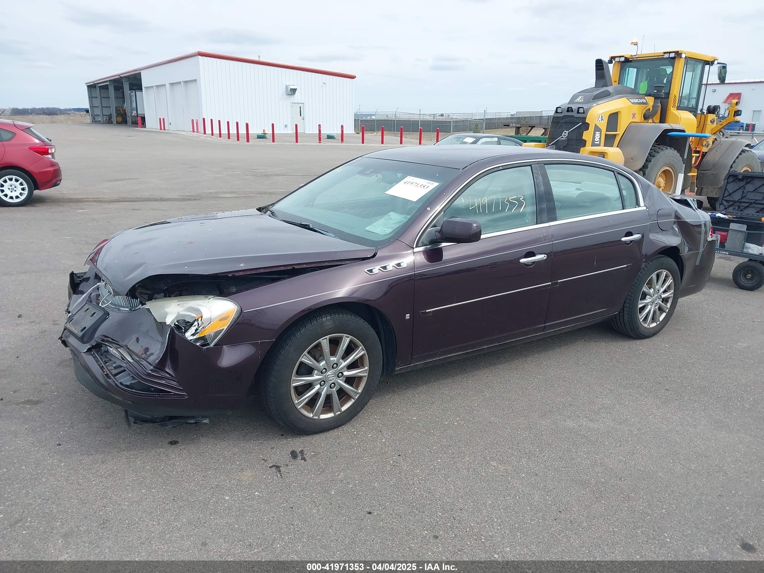 2009 Buick Lucerne Cxl-3 Purple vin: 1G4HD57M59U123372