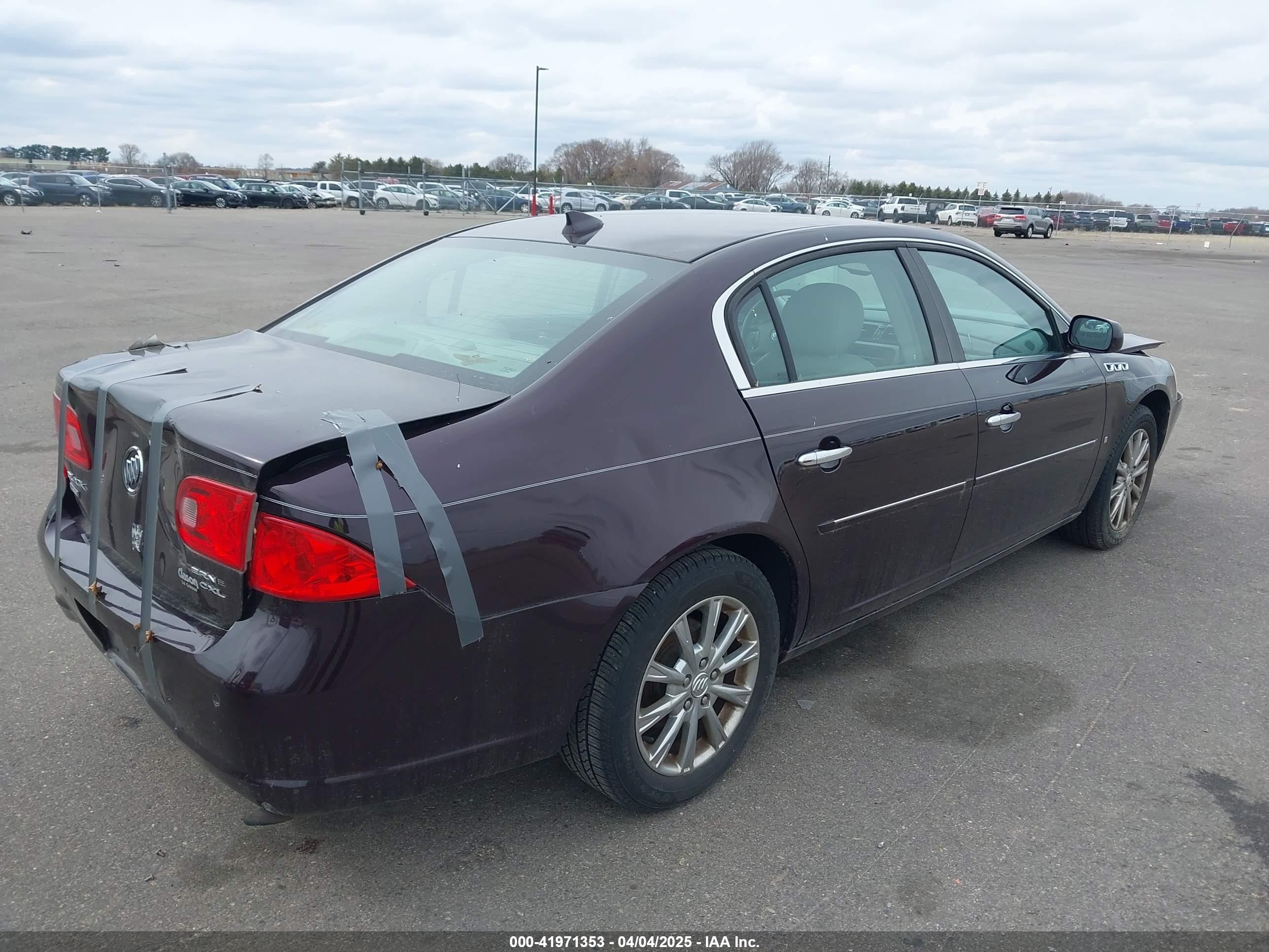 2009 Buick Lucerne Cxl-3 Purple vin: 1G4HD57M59U123372
