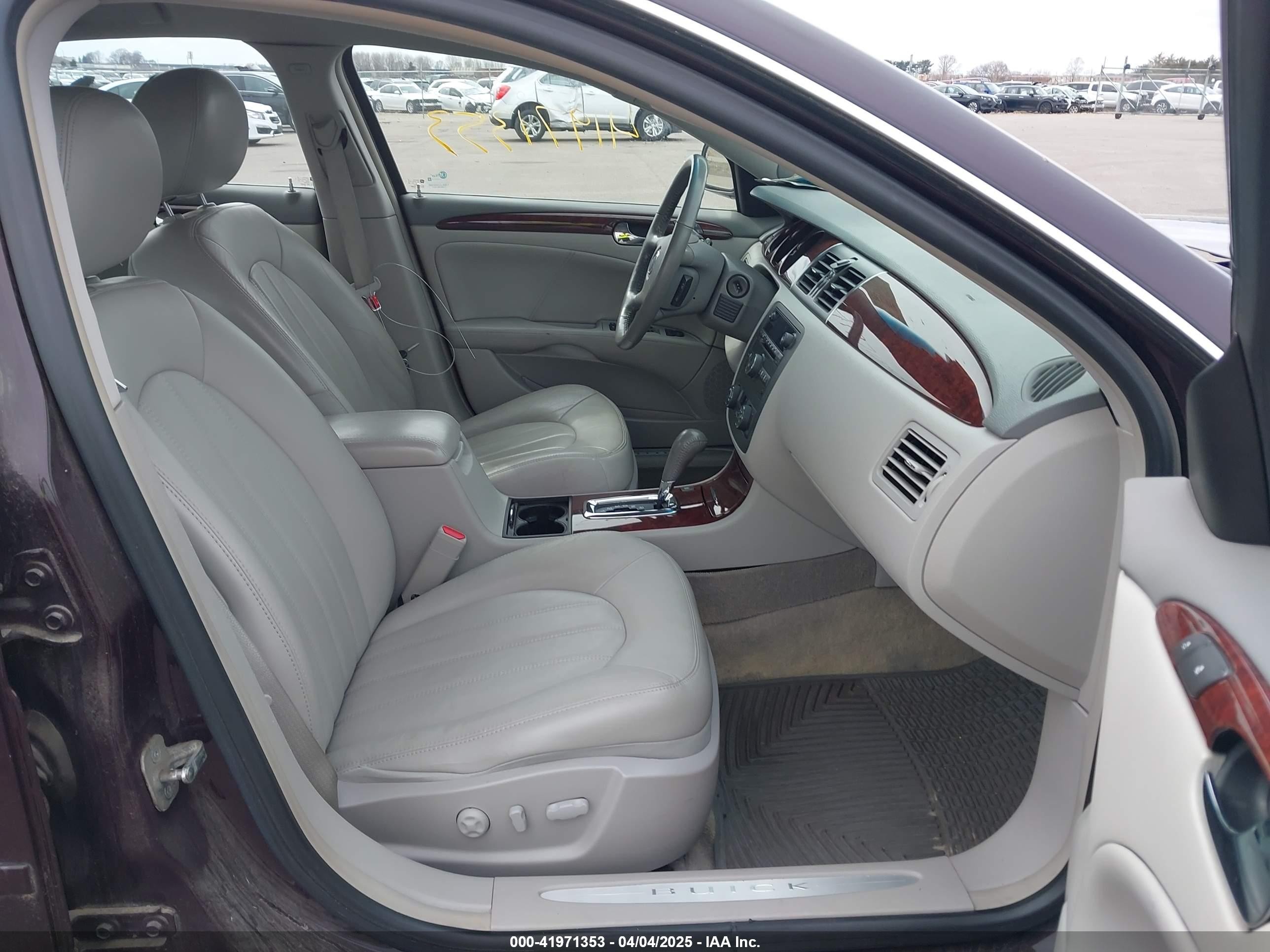 2009 Buick Lucerne Cxl-3 Purple vin: 1G4HD57M59U123372