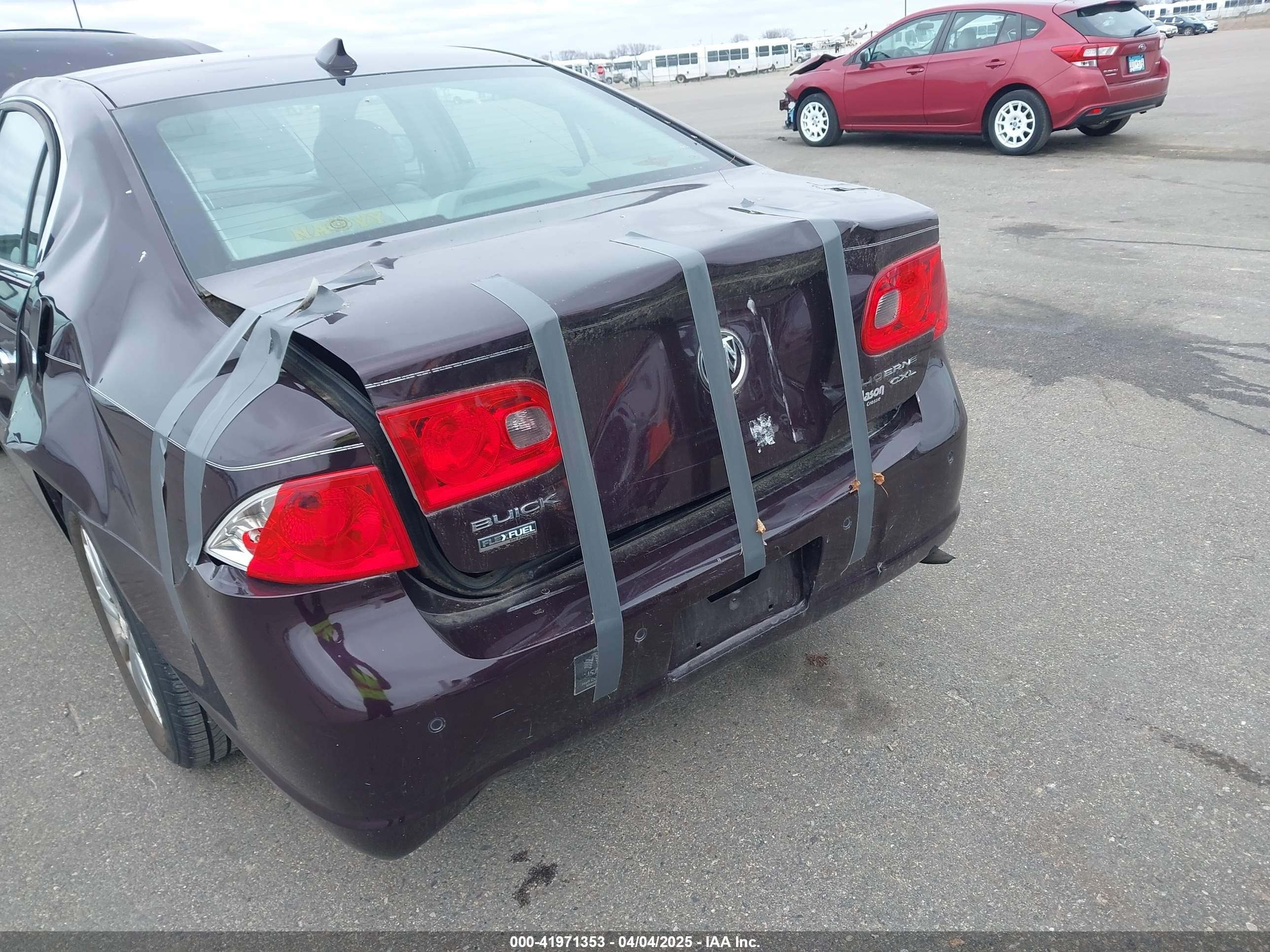 2009 Buick Lucerne Cxl-3 Purple vin: 1G4HD57M59U123372