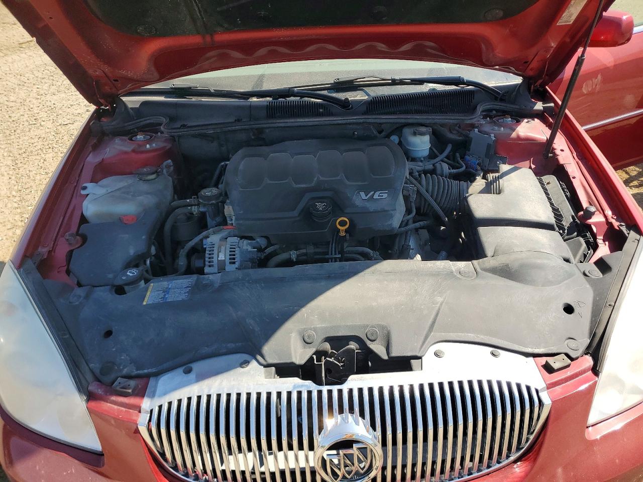 2009 Buick Lucerne Cxl Red vin: 1G4HD57M69U105074