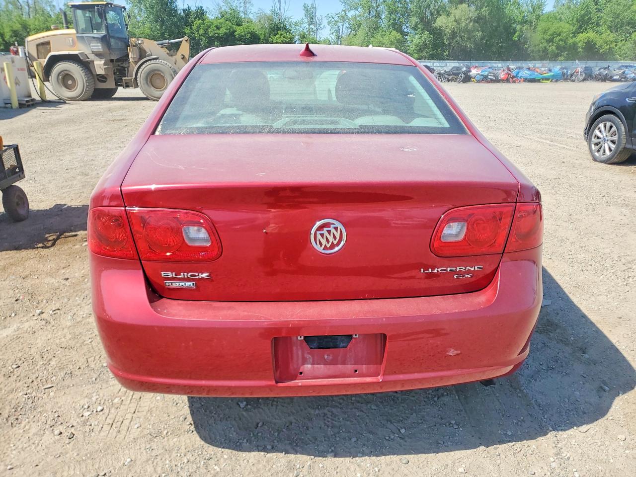 2009 Buick Lucerne Cxl Red vin: 1G4HD57M69U105074