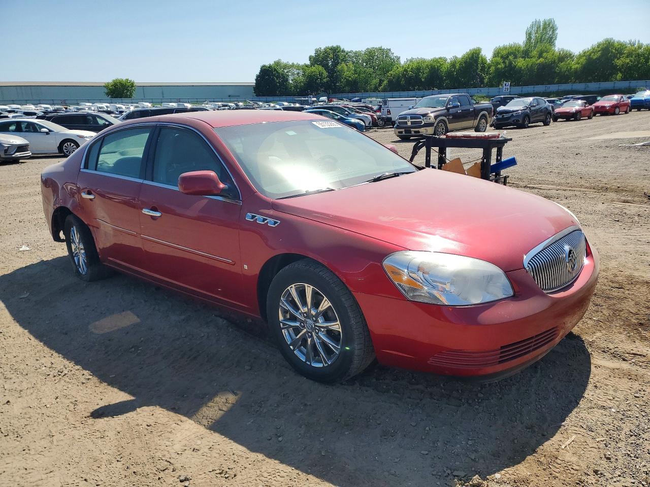2009 Buick Lucerne Cxl Red vin: 1G4HD57M69U105074