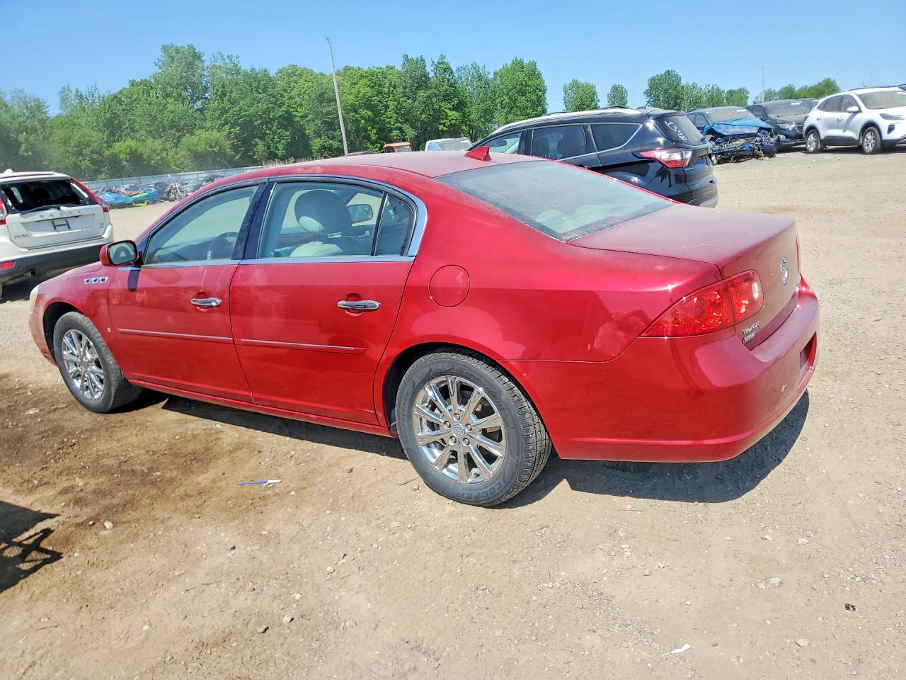 2009 Buick Lucerne Cxl Red vin: 1G4HD57M69U105074