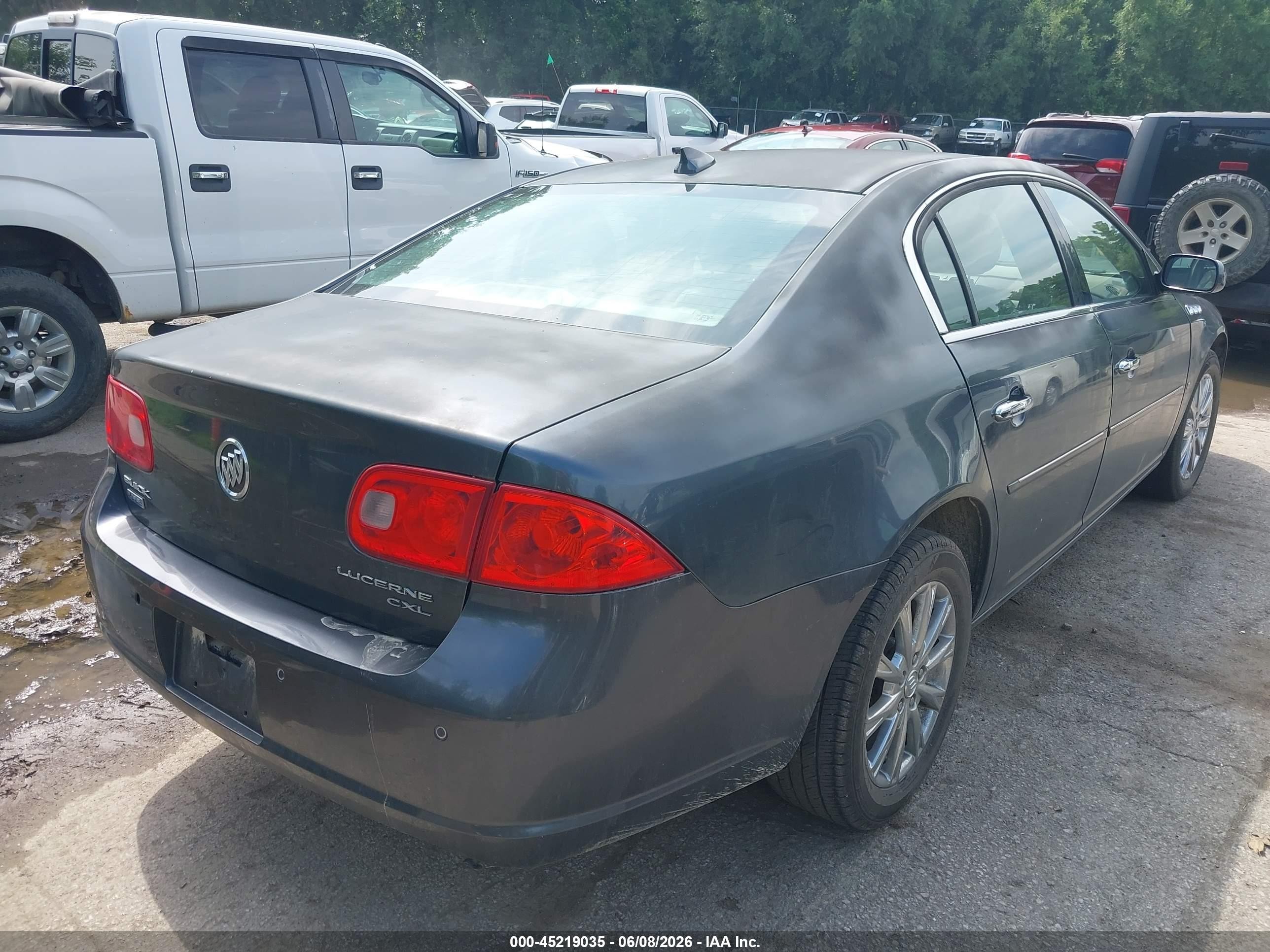 2009 Buick Lucerne Cxl-3 Gray vin: 1G4HD57M79U126919