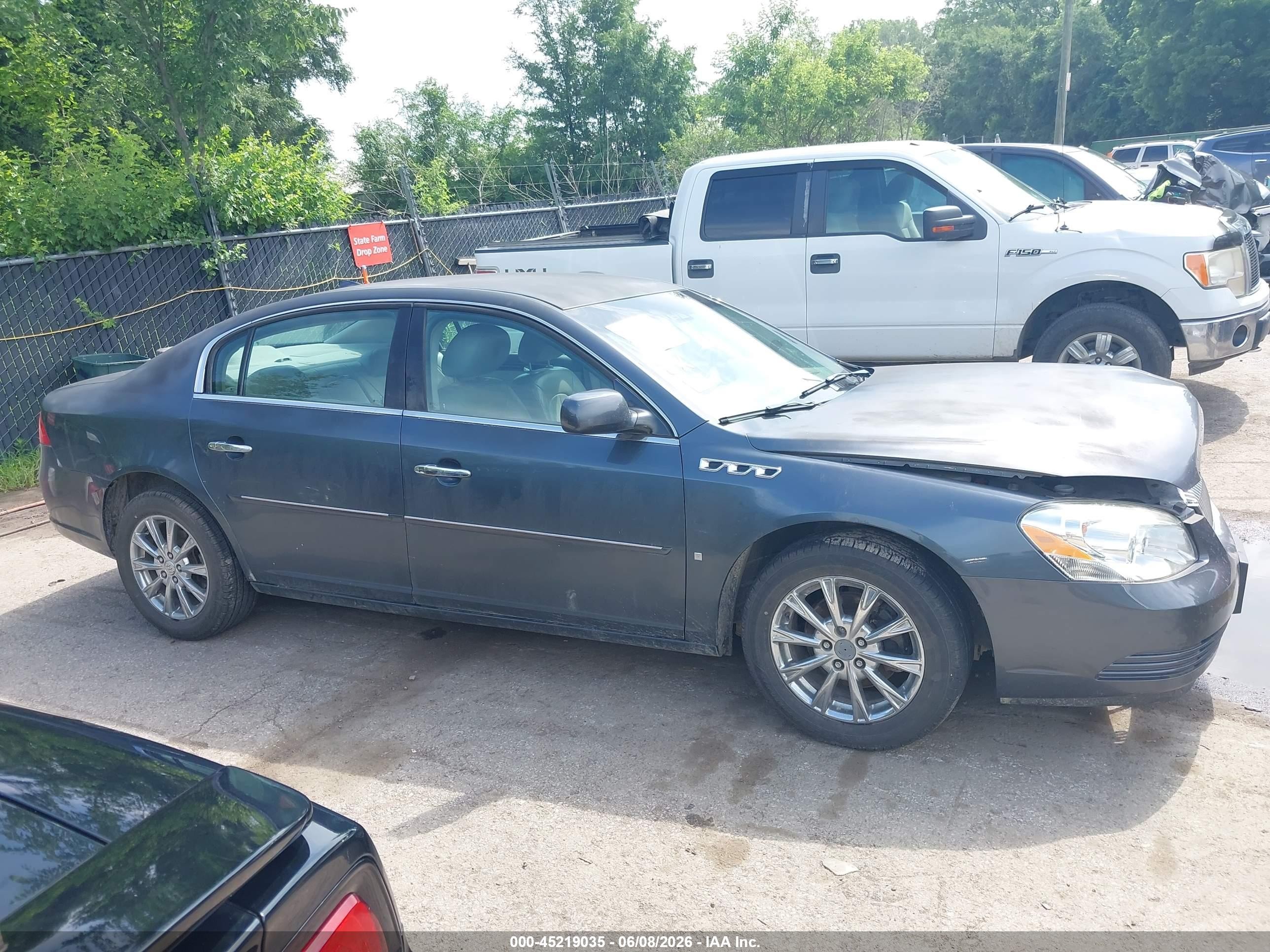 2009 Buick Lucerne Cxl-3 Gray vin: 1G4HD57M79U126919
