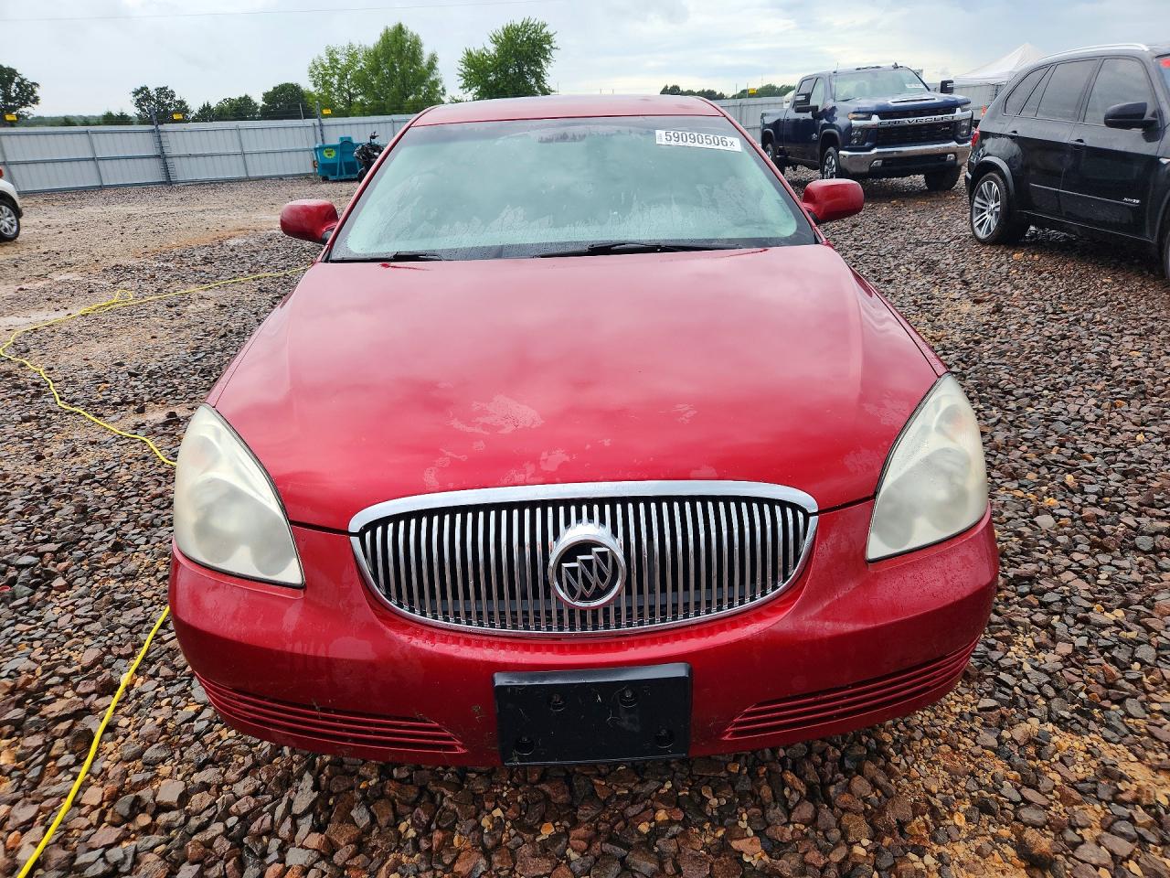 2009 Buick Lucerne Cxl Red vin: 1G4HD57M89U141476