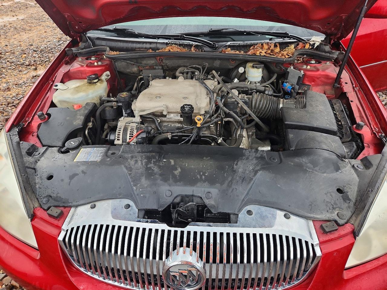 2009 Buick Lucerne Cxl Red vin: 1G4HD57M89U141476