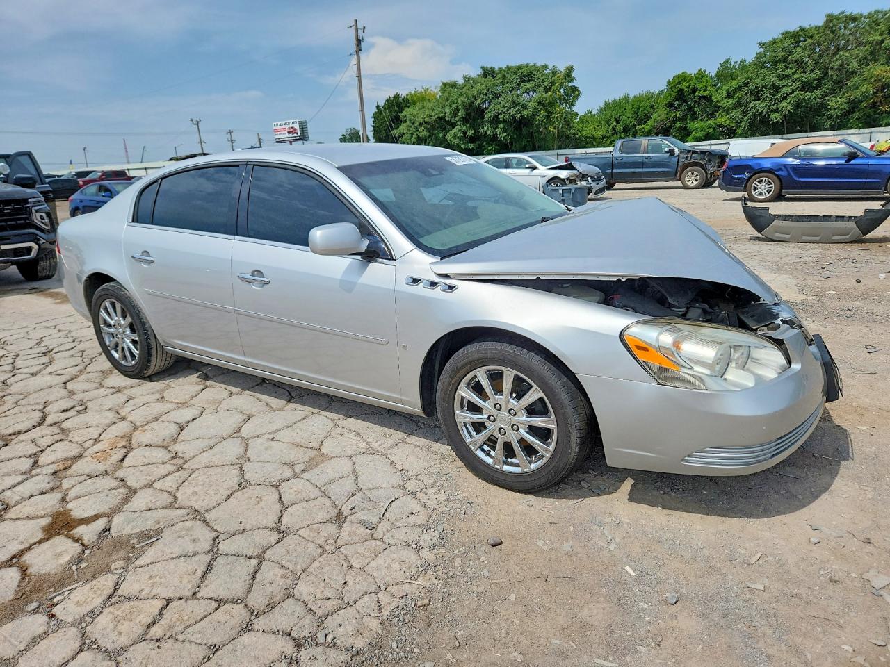 2009 Buick Lucerne Cxl Silver vin: 1G4HD57M99U126078