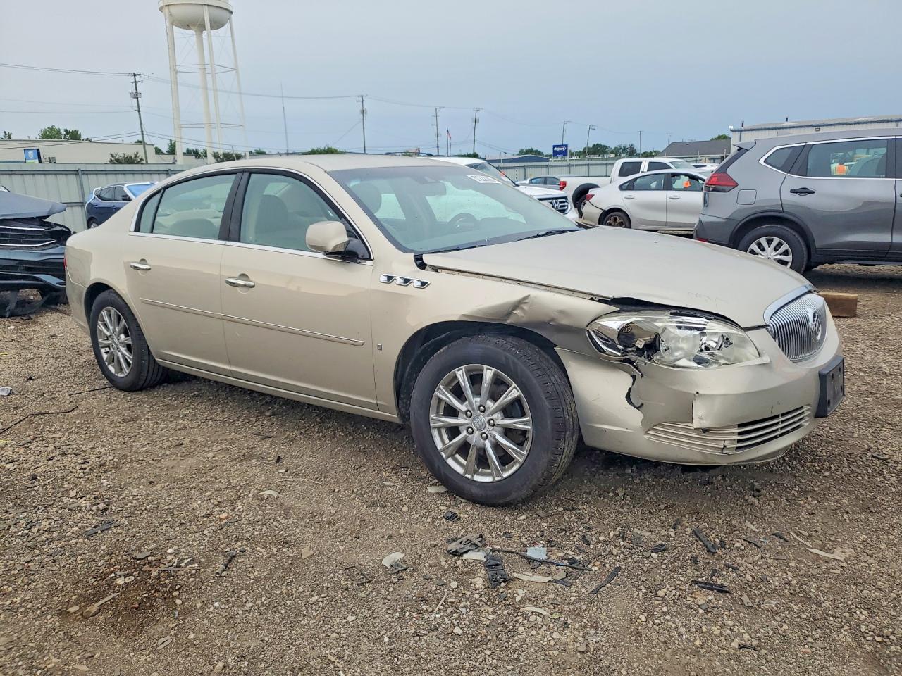 2009 Buick Lucerne Cxl Beige vin: 1G4HD57M99U135573