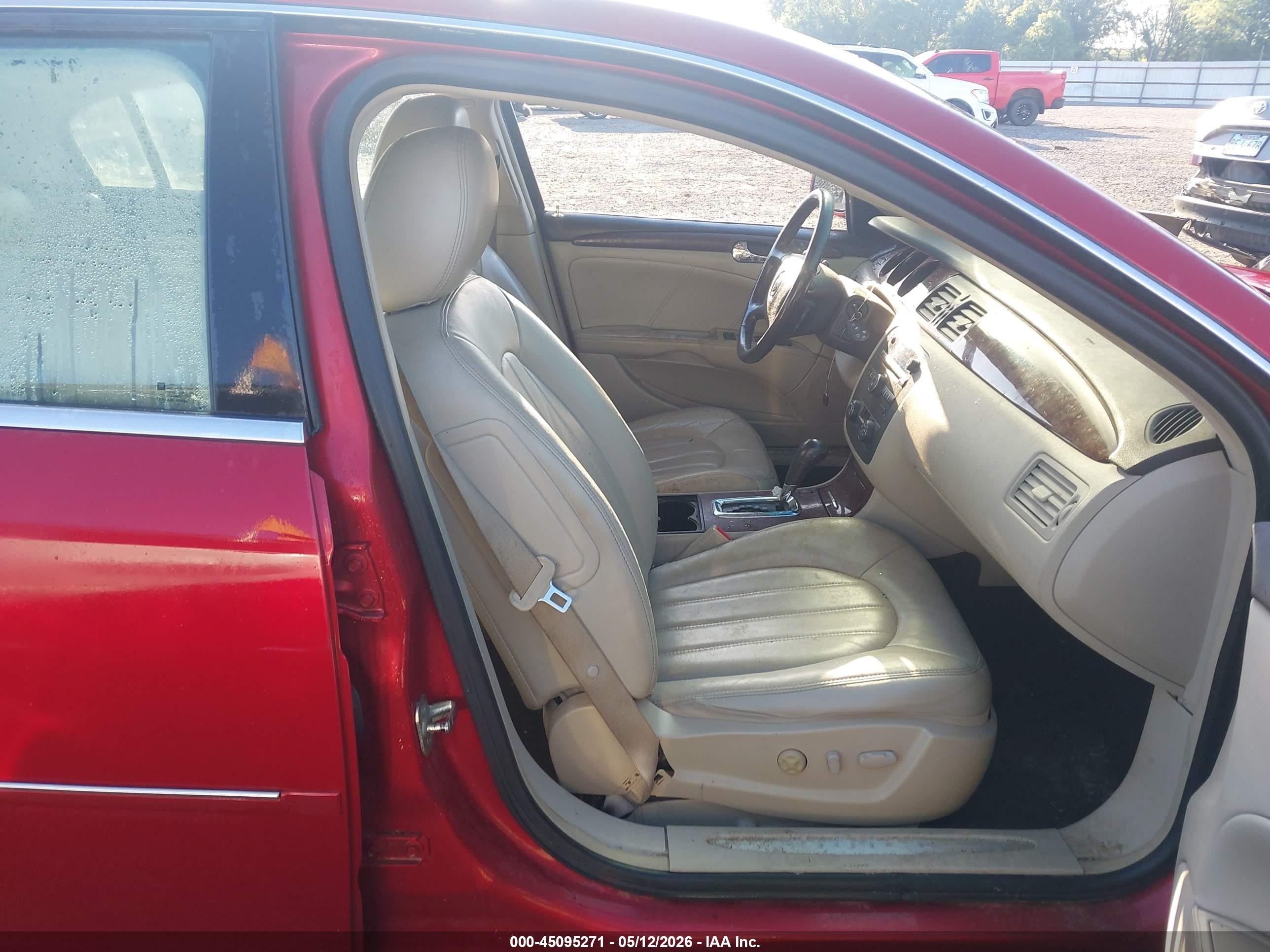 2009 Buick Lucerne Cxl Special Edition Red vin: 1G4HD57MX9U111072