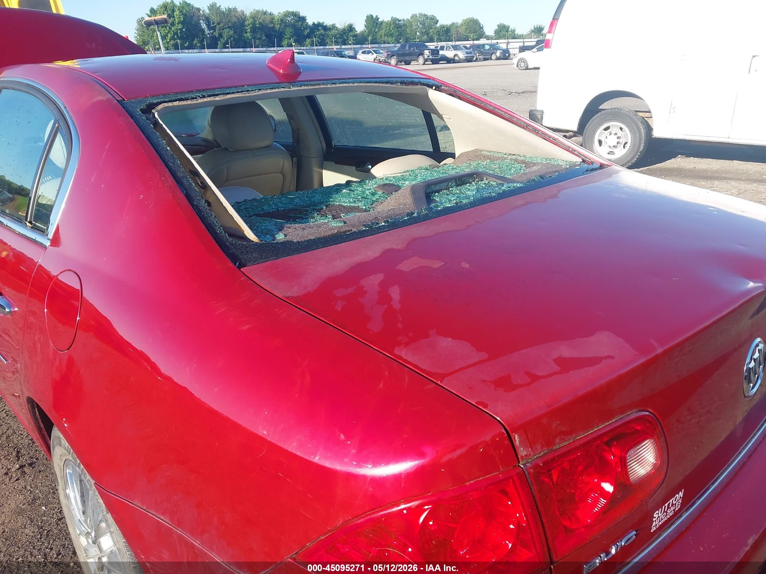 2009 Buick Lucerne Cxl Special Edition Red vin: 1G4HD57MX9U111072