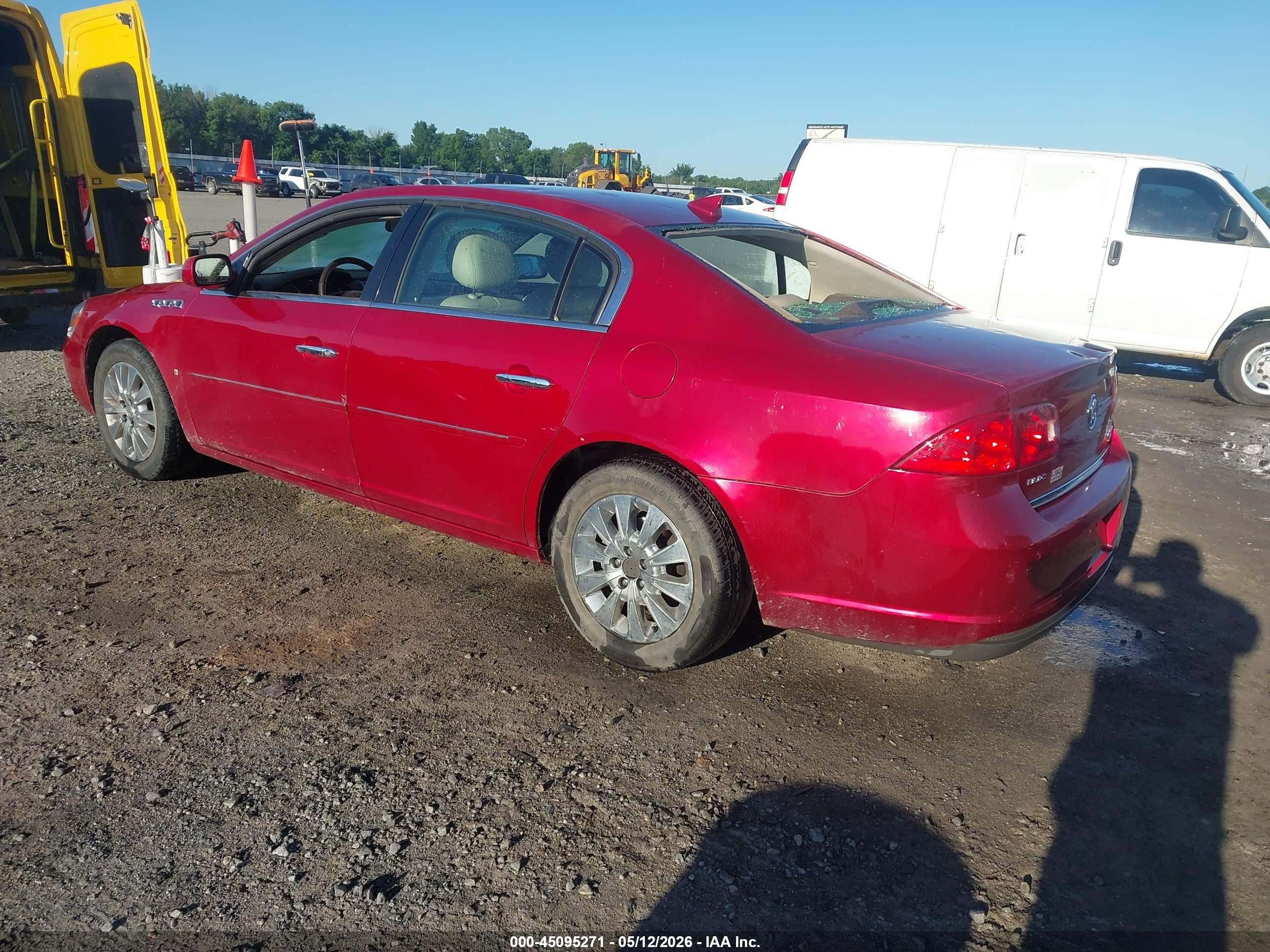 2009 Buick Lucerne Cxl Special Edition Red vin: 1G4HD57MX9U111072