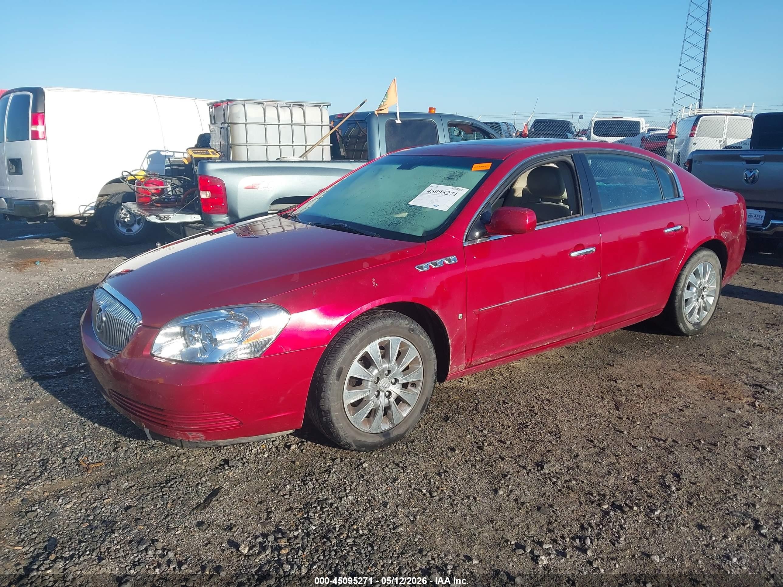 2009 Buick Lucerne Cxl Special Edition Red vin: 1G4HD57MX9U111072