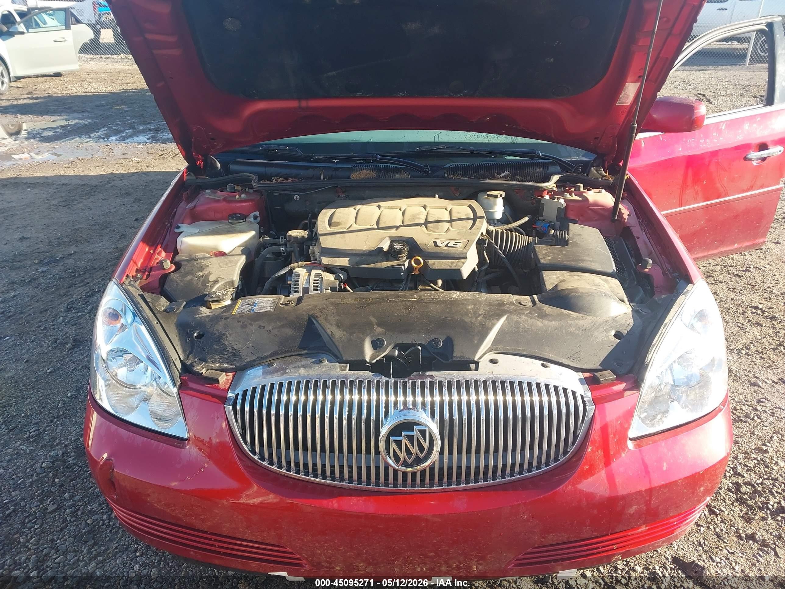2009 Buick Lucerne Cxl Special Edition Red vin: 1G4HD57MX9U111072