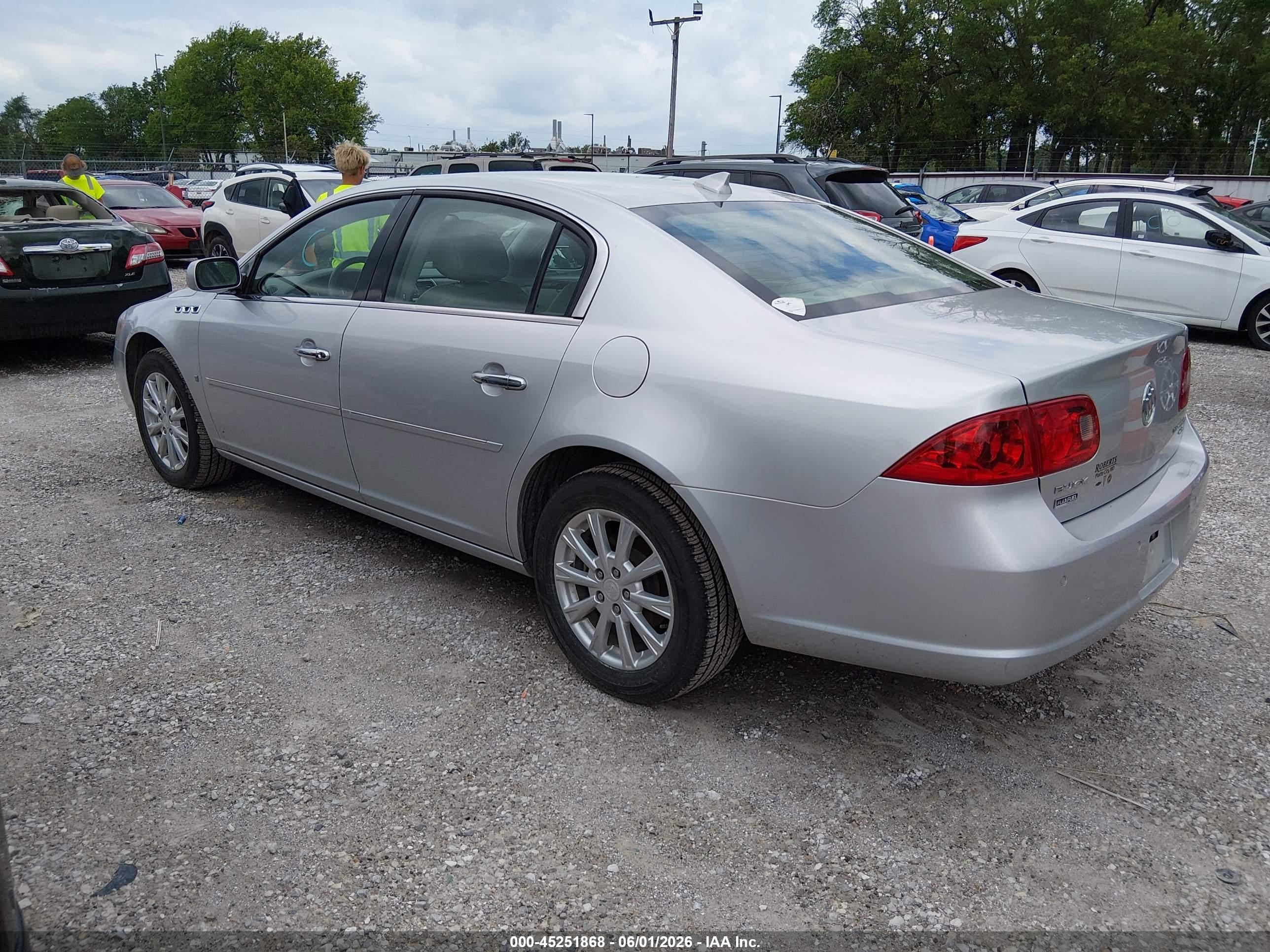2009 Buick Lucerne Cxl Silver vin: 1G4HD57MX9U126493