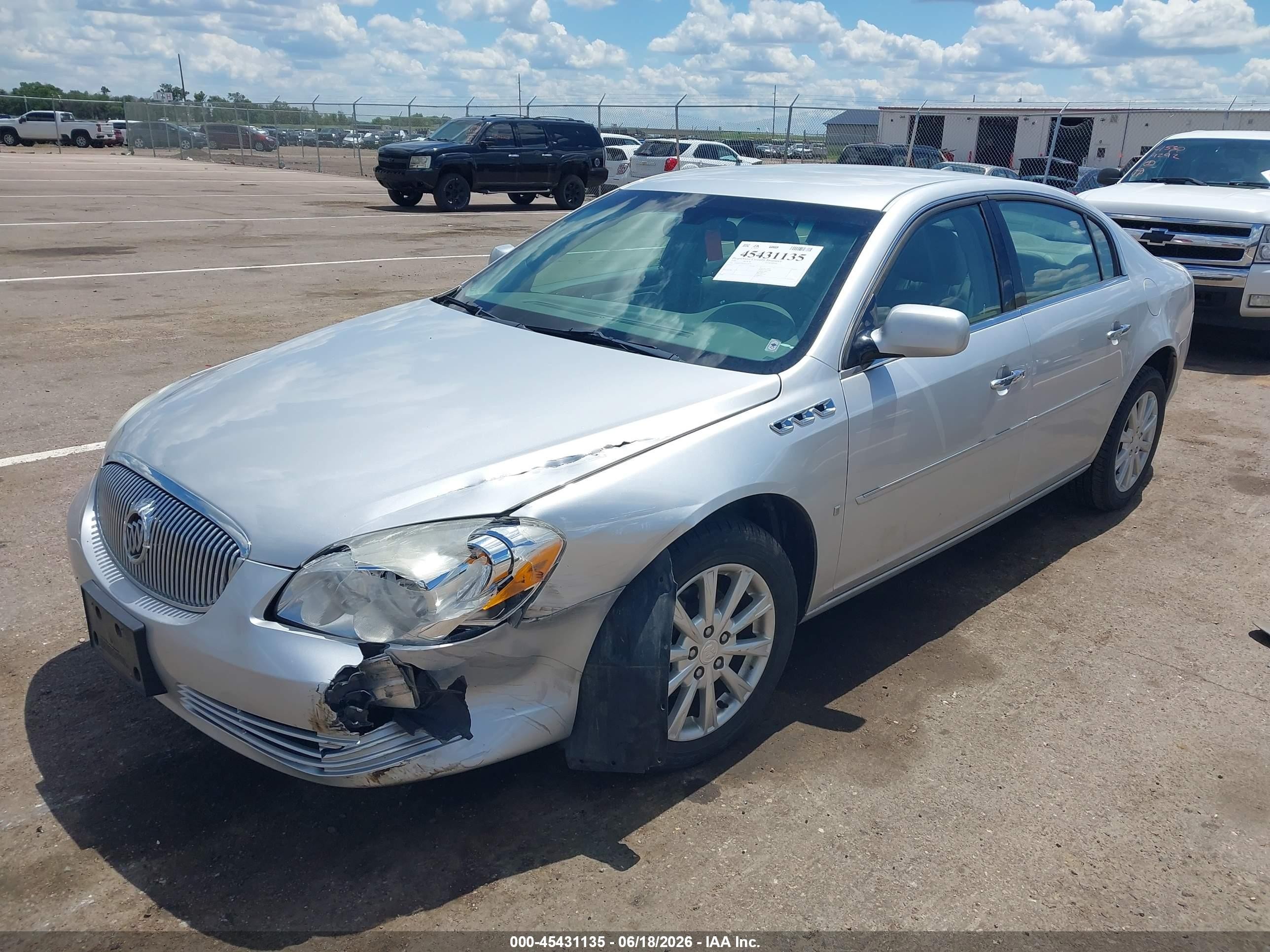 2009 Buick Lucerne Cxl Silver vin: 1G4HD57MX9U134772