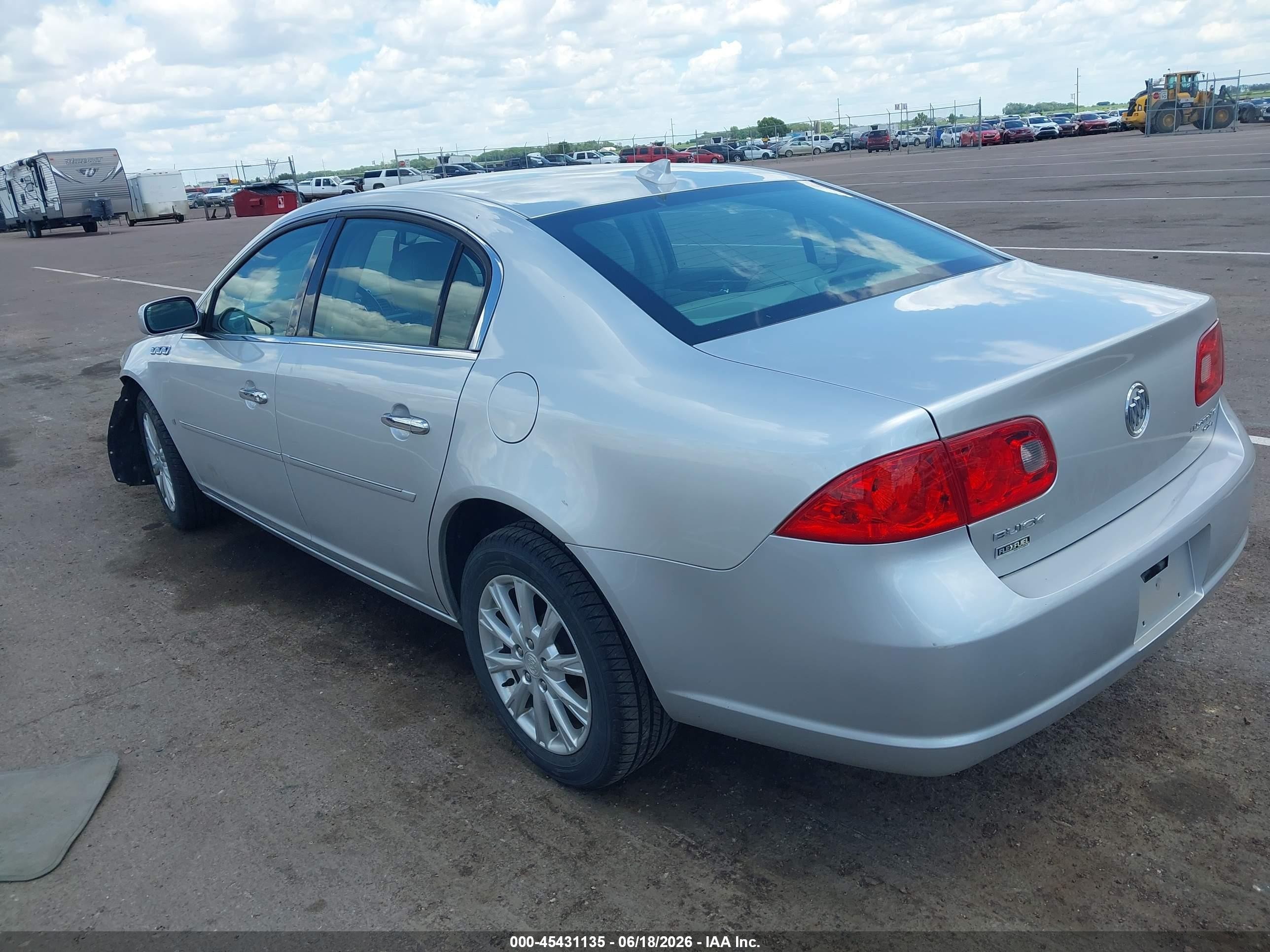 2009 Buick Lucerne Cxl Silver vin: 1G4HD57MX9U134772