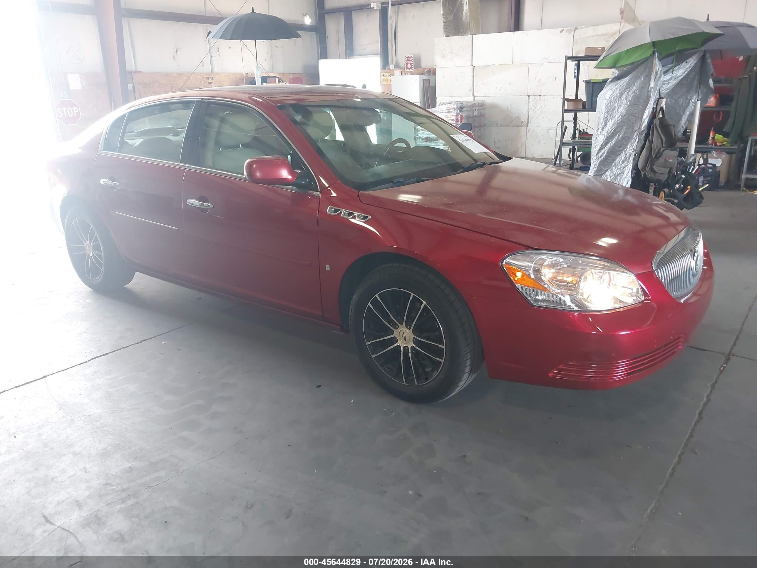 2009 Buick Lucerne Cxl-3 Red vin: 1G4HD57MX9U136649