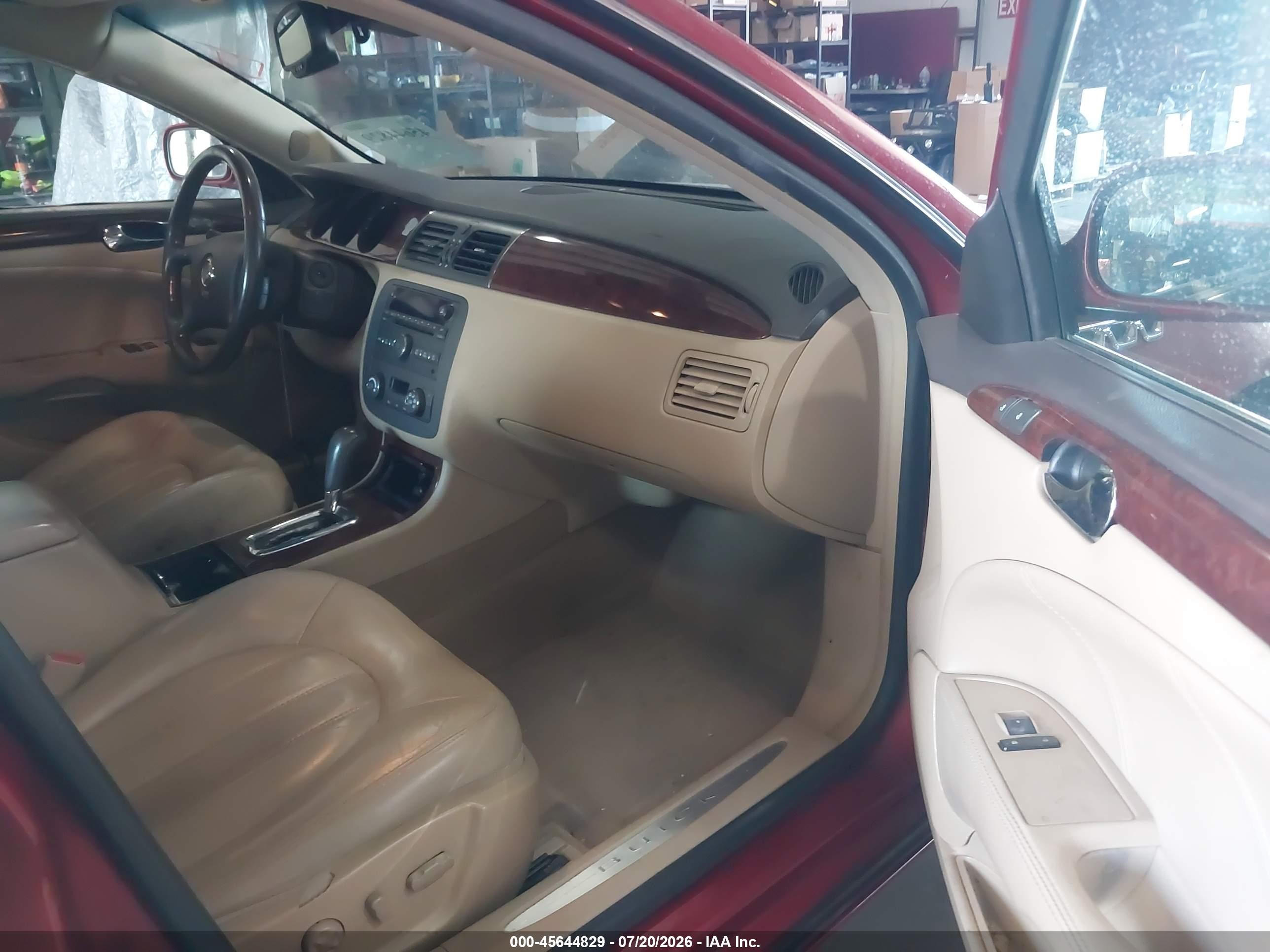 2009 Buick Lucerne Cxl-3 Red vin: 1G4HD57MX9U136649