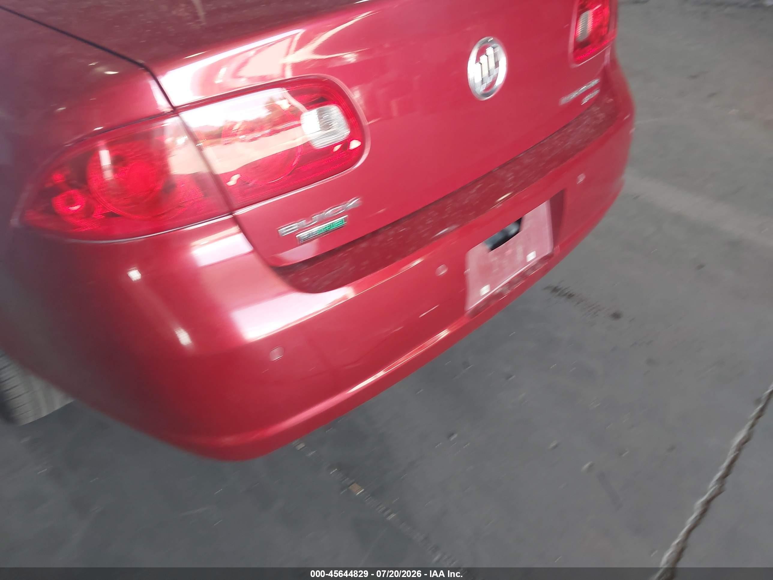 2009 Buick Lucerne Cxl-3 Red vin: 1G4HD57MX9U136649