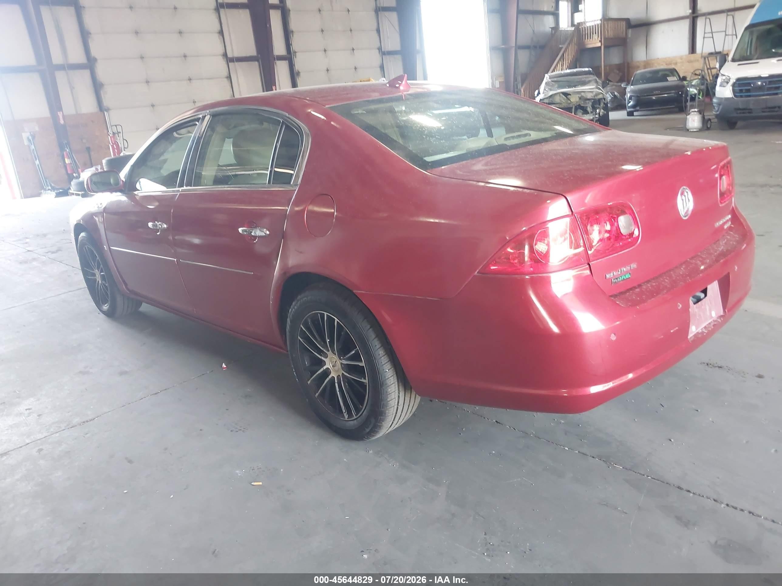 2009 Buick Lucerne Cxl-3 Red vin: 1G4HD57MX9U136649