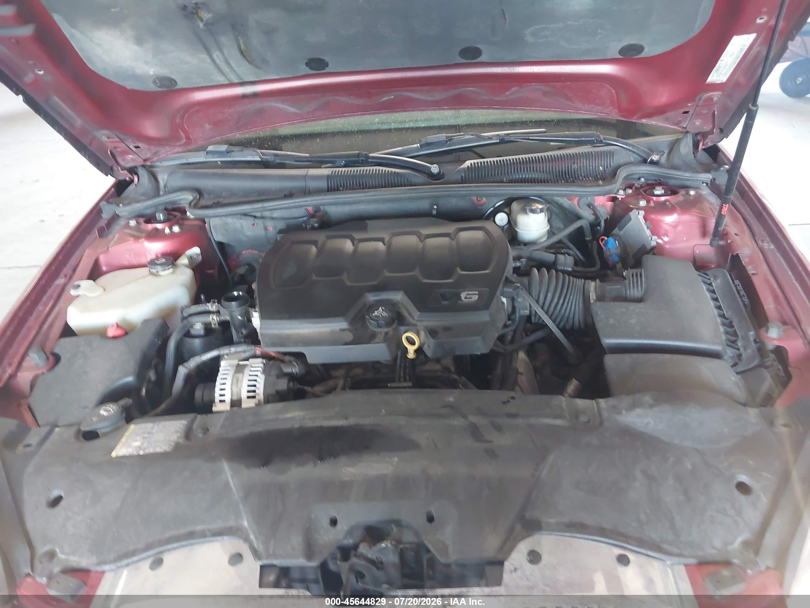 2009 Buick Lucerne Cxl-3 Red vin: 1G4HD57MX9U136649