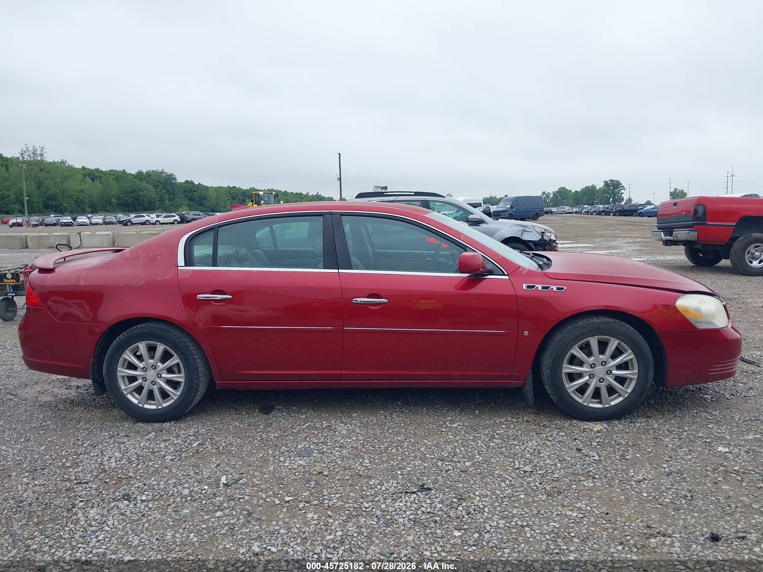 2009 Buick Lucerne Cxl Red vin: 1G4HD57MX9U141351