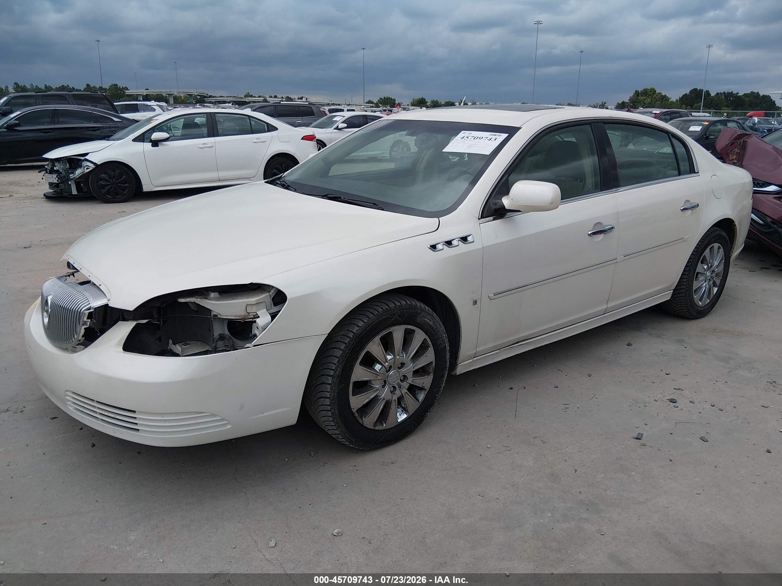 2010 Buick Lucerne Cxl Special Edition White vin: 1G4HD5EM7AU106001