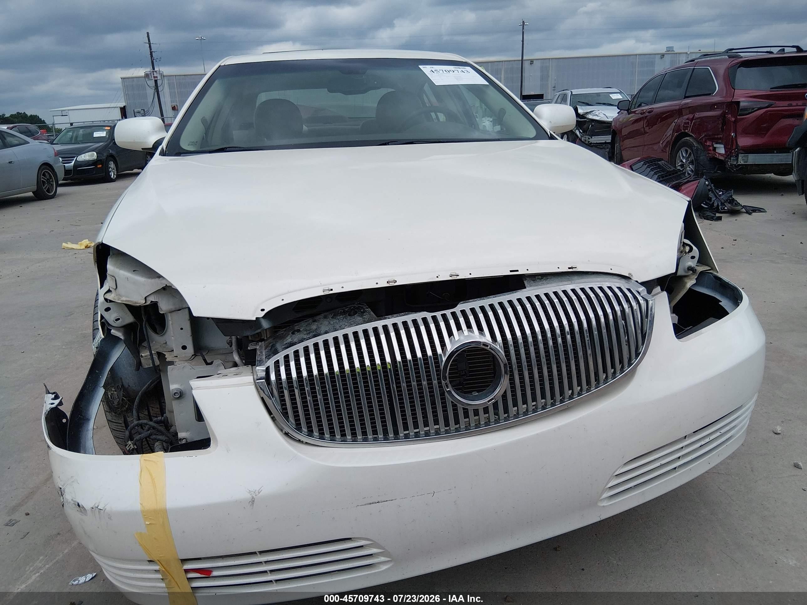 2010 Buick Lucerne Cxl Special Edition White vin: 1G4HD5EM7AU106001