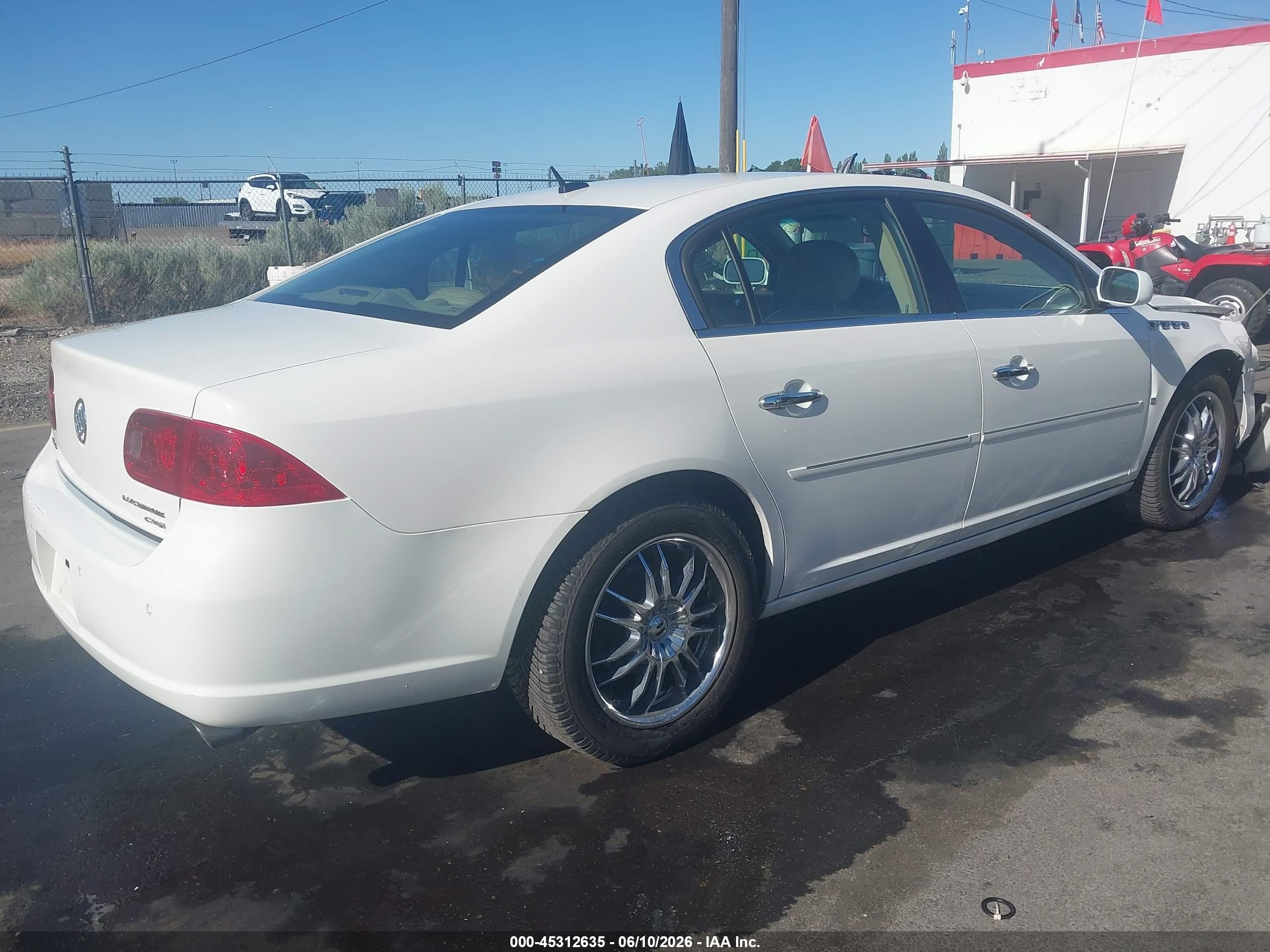 2006 Buick Lucerne Cxs White vin: 1G4HE57Y06U136557