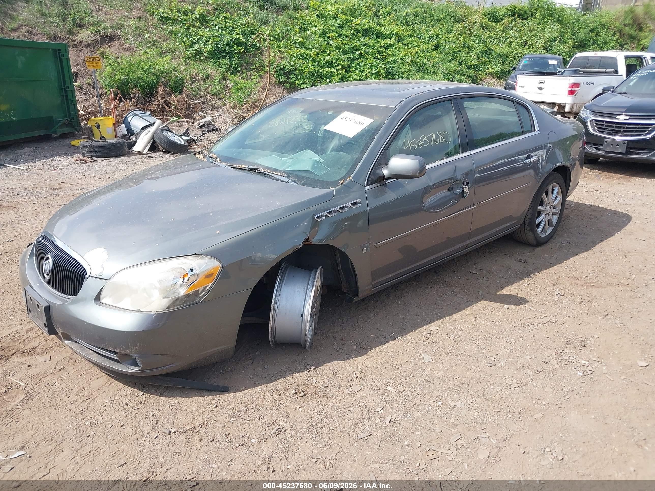 2006 Buick Lucerne Cxs Gray vin: 1G4HE57Y06U195589