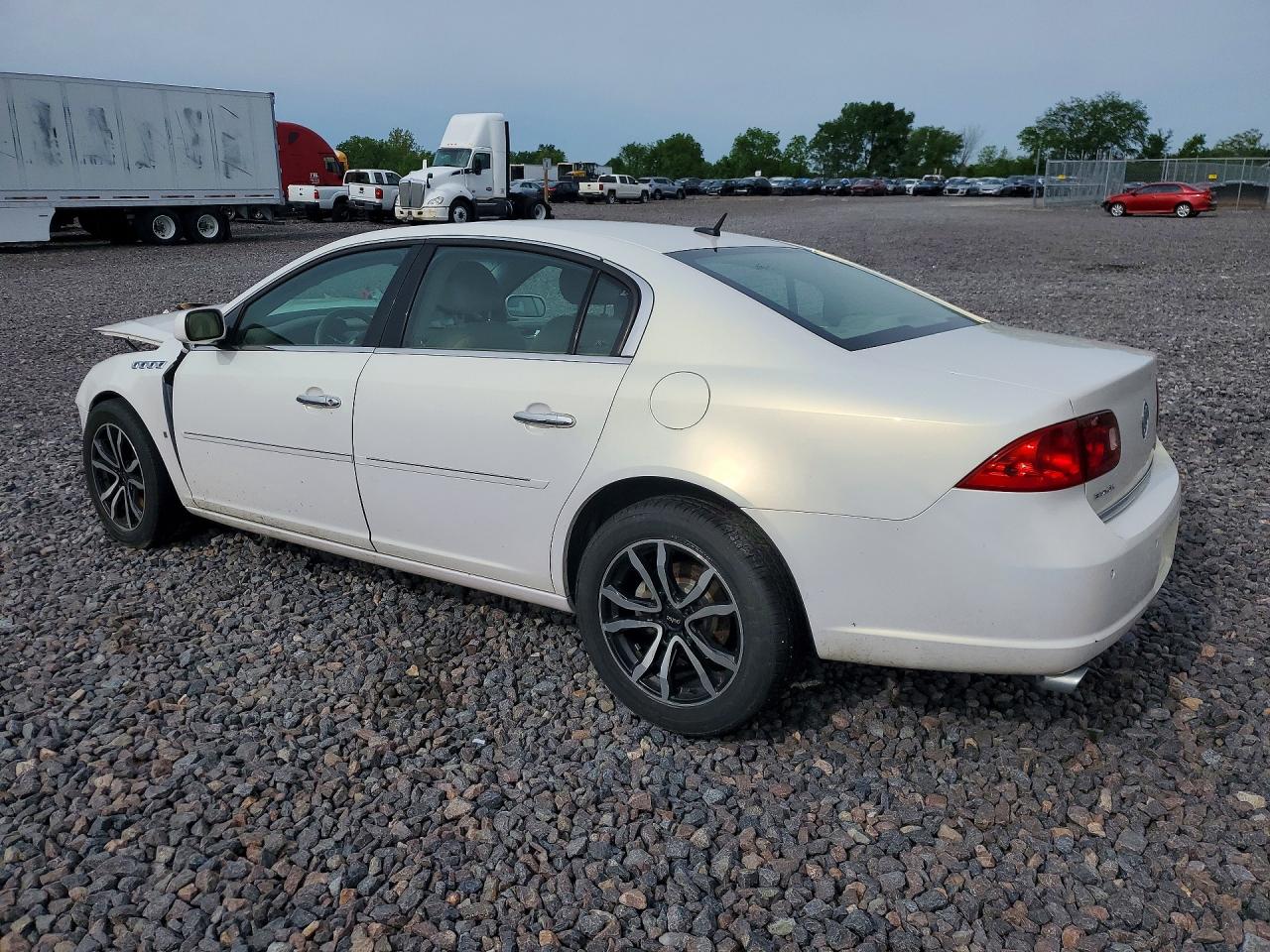 2006 Buick Lucerne Cxs White vin: 1G4HE57Y06U236867