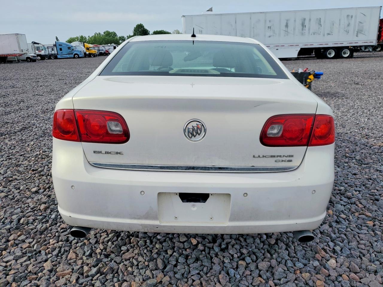 2006 Buick Lucerne Cxs White vin: 1G4HE57Y06U236867
