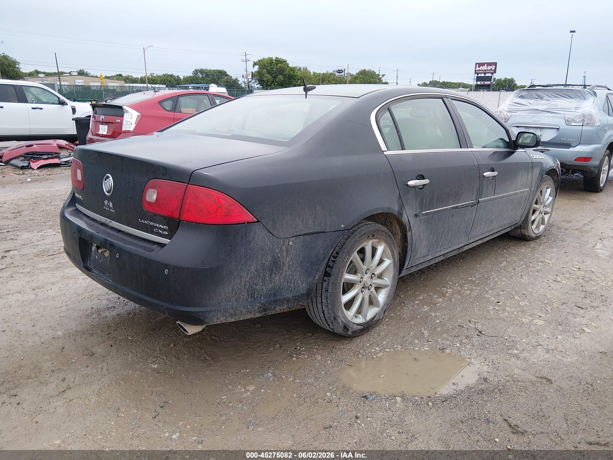 2006 Buick Lucerne Cxs Black vin: 1G4HE57Y16U201075