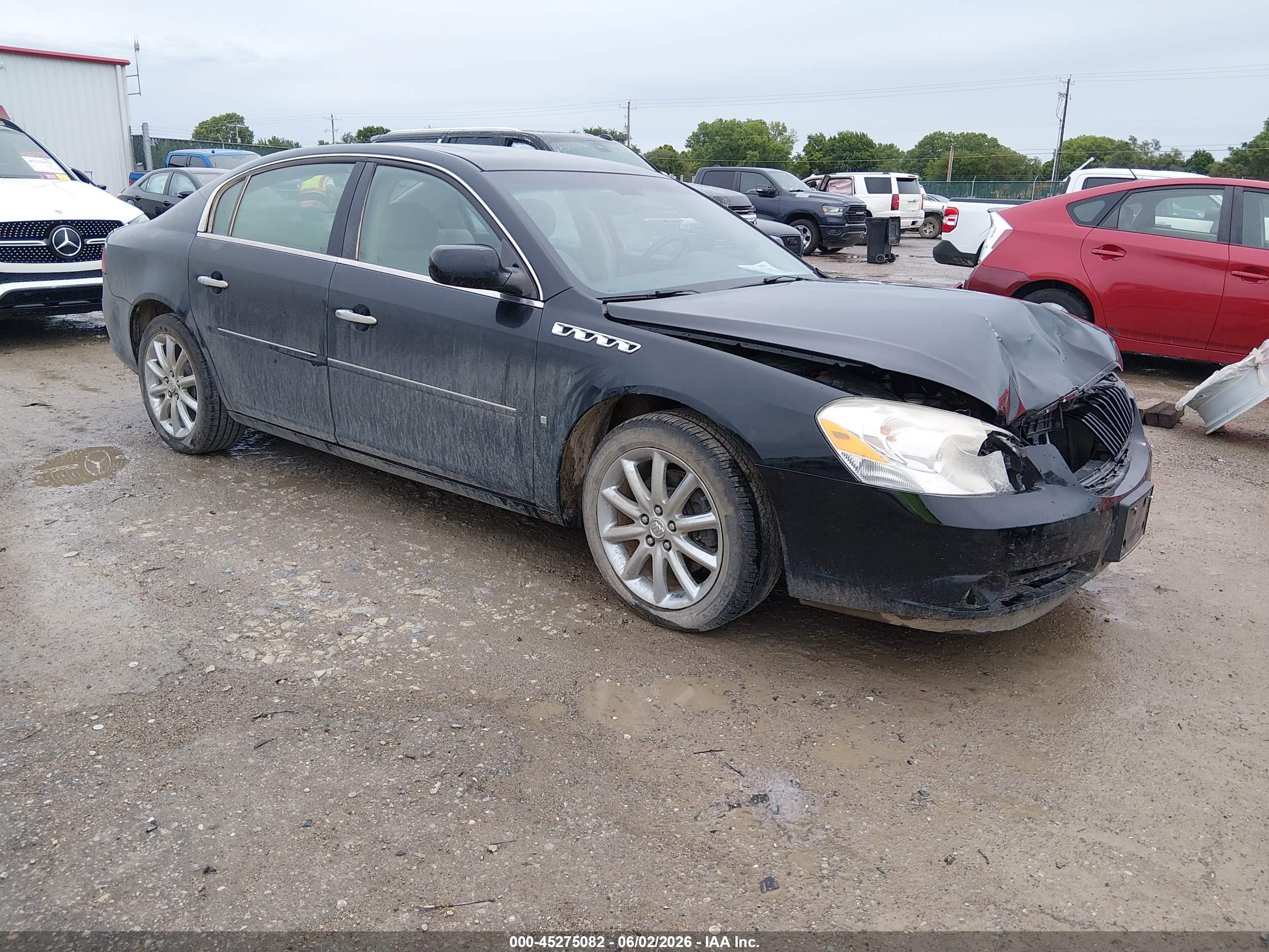 2006 Buick Lucerne Cxs Black vin: 1G4HE57Y16U201075