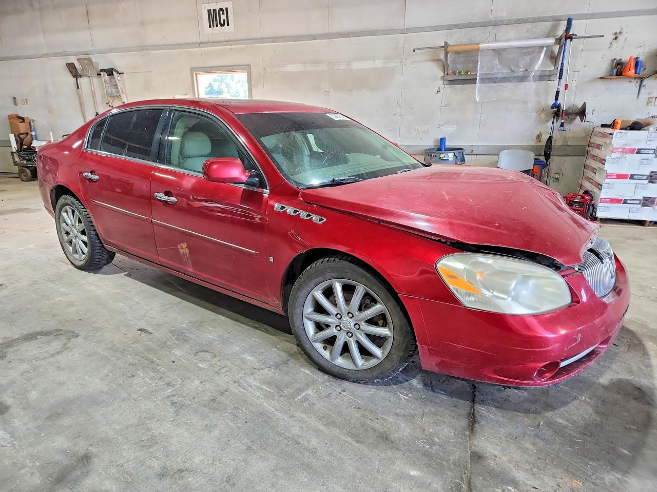 2008 Buick Lucerne Cxs Burgundy vin: 1G4HE57YX8U144524