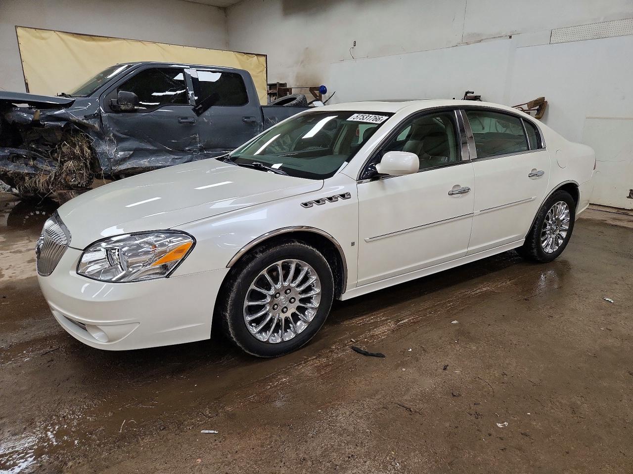 2008 Buick Lucerne Super Series White vin: 1G4HF57968U210220